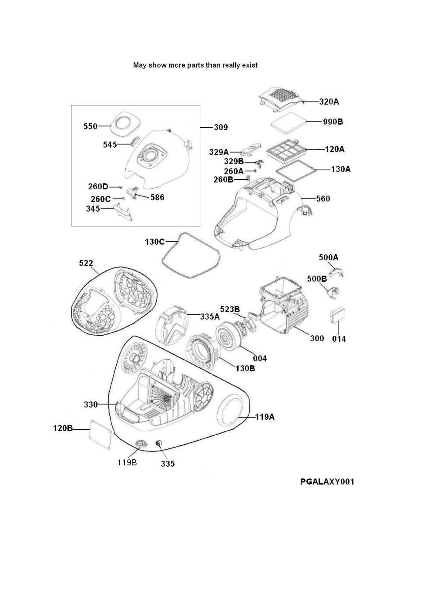 Internal parts