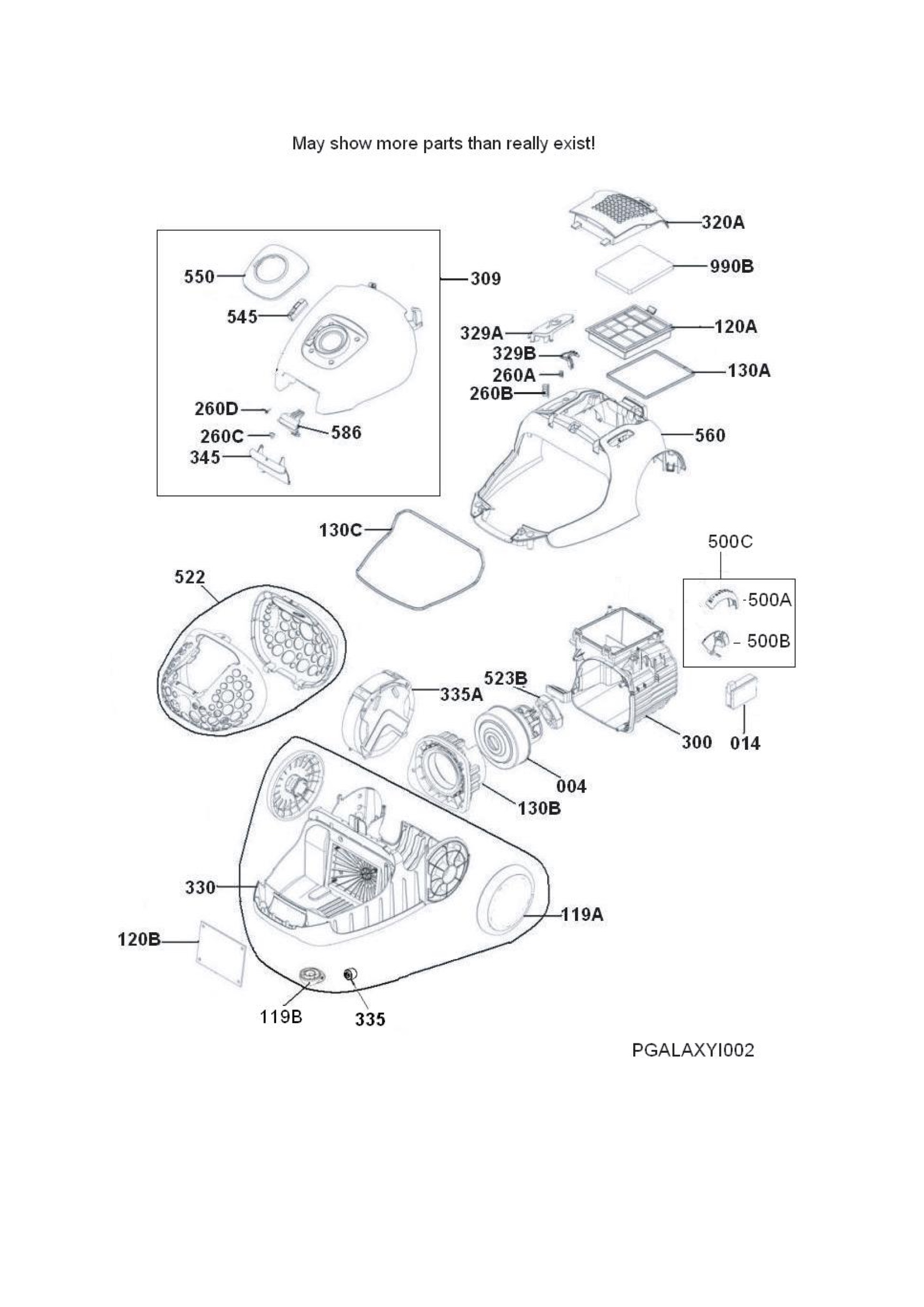 Internal parts