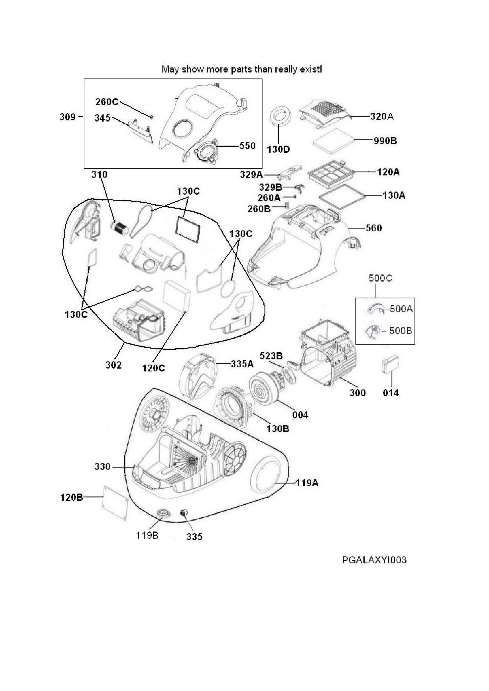Internal parts
