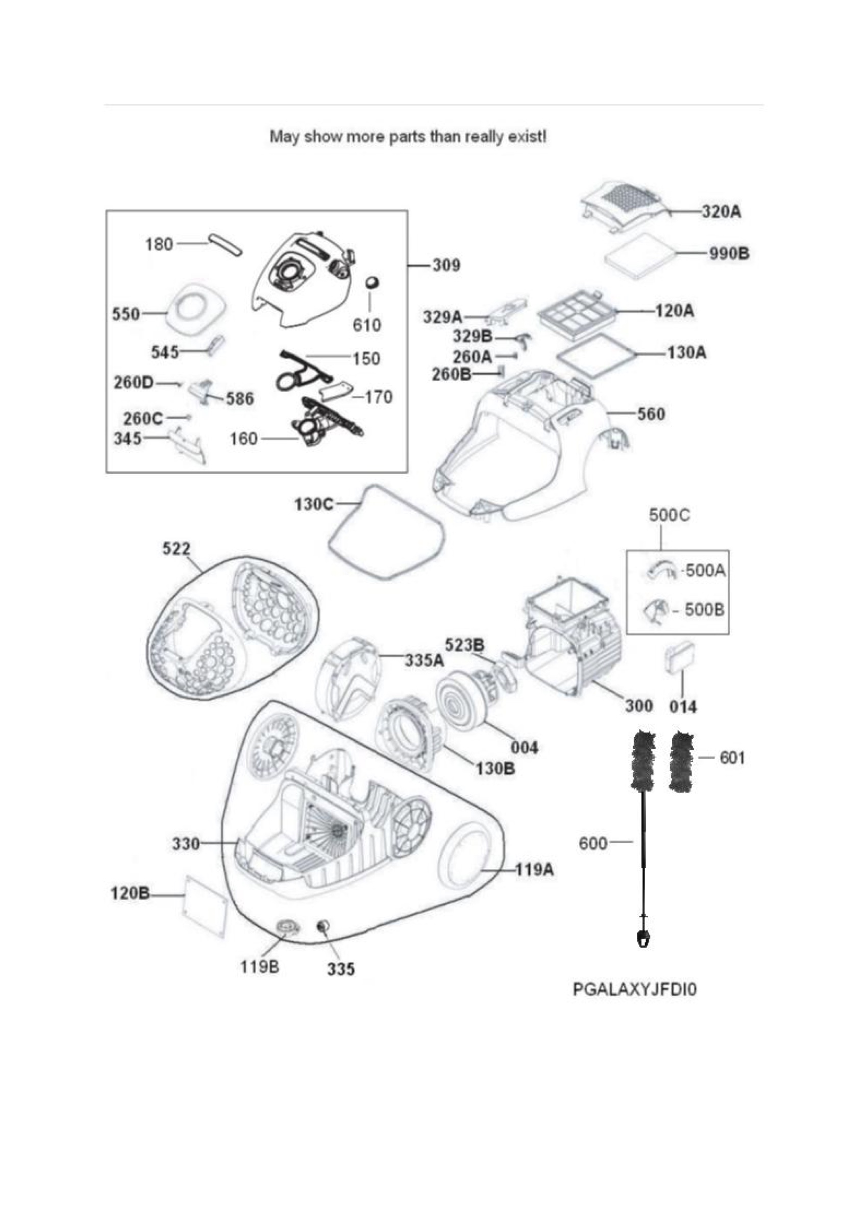 Internal parts