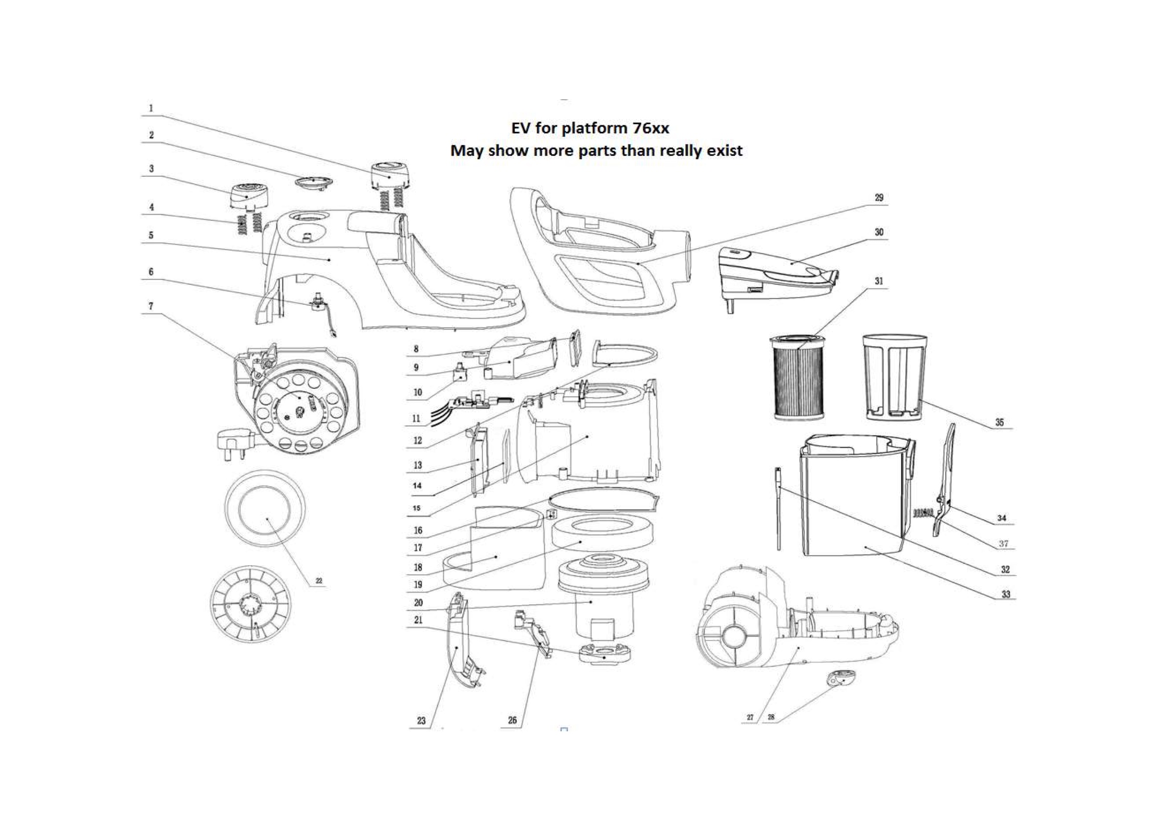 Internal parts
