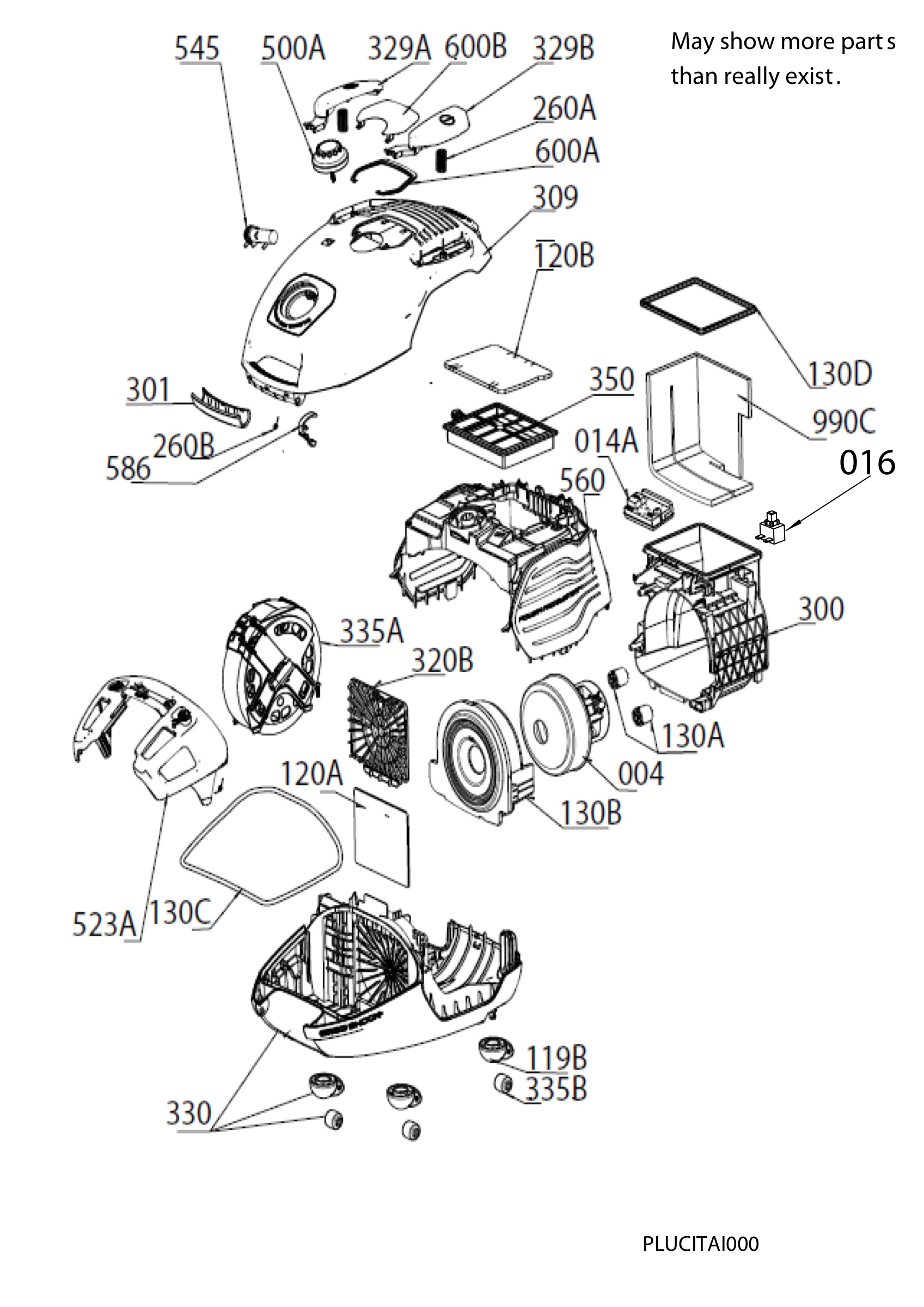 Internal parts