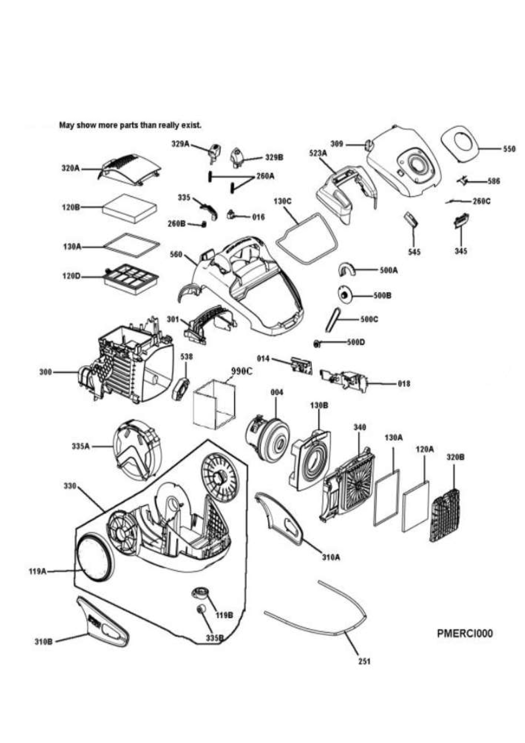 Internal parts