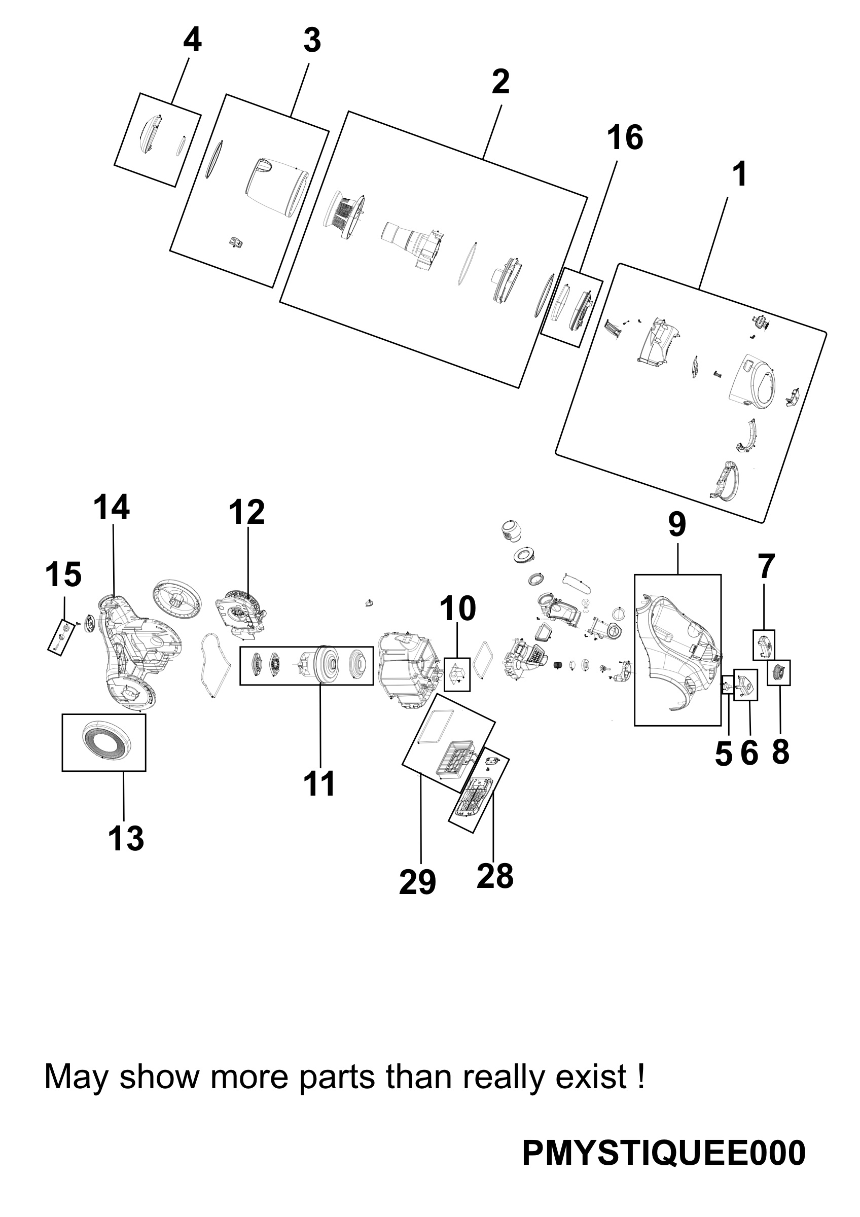 Internal parts
