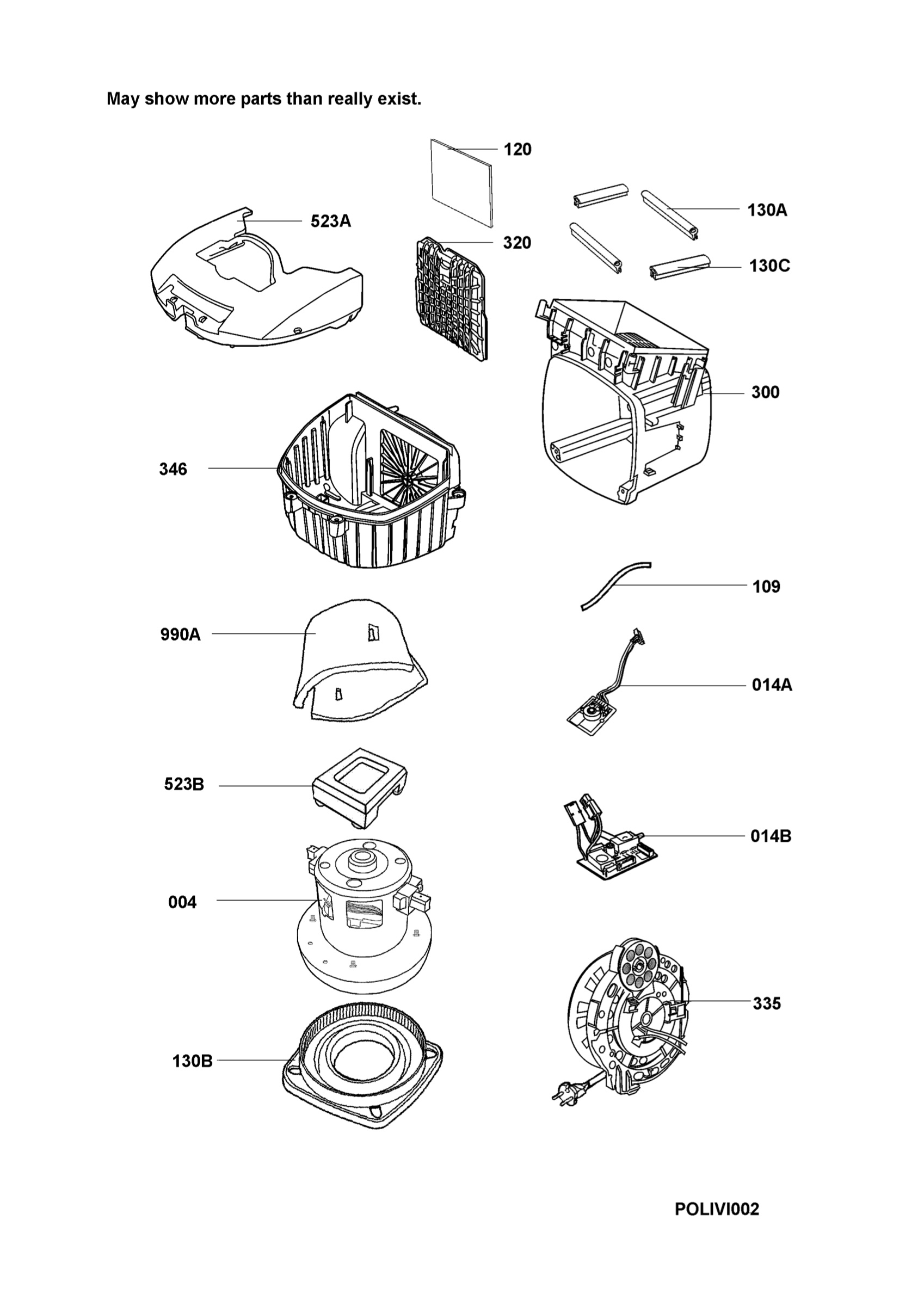 Internal parts