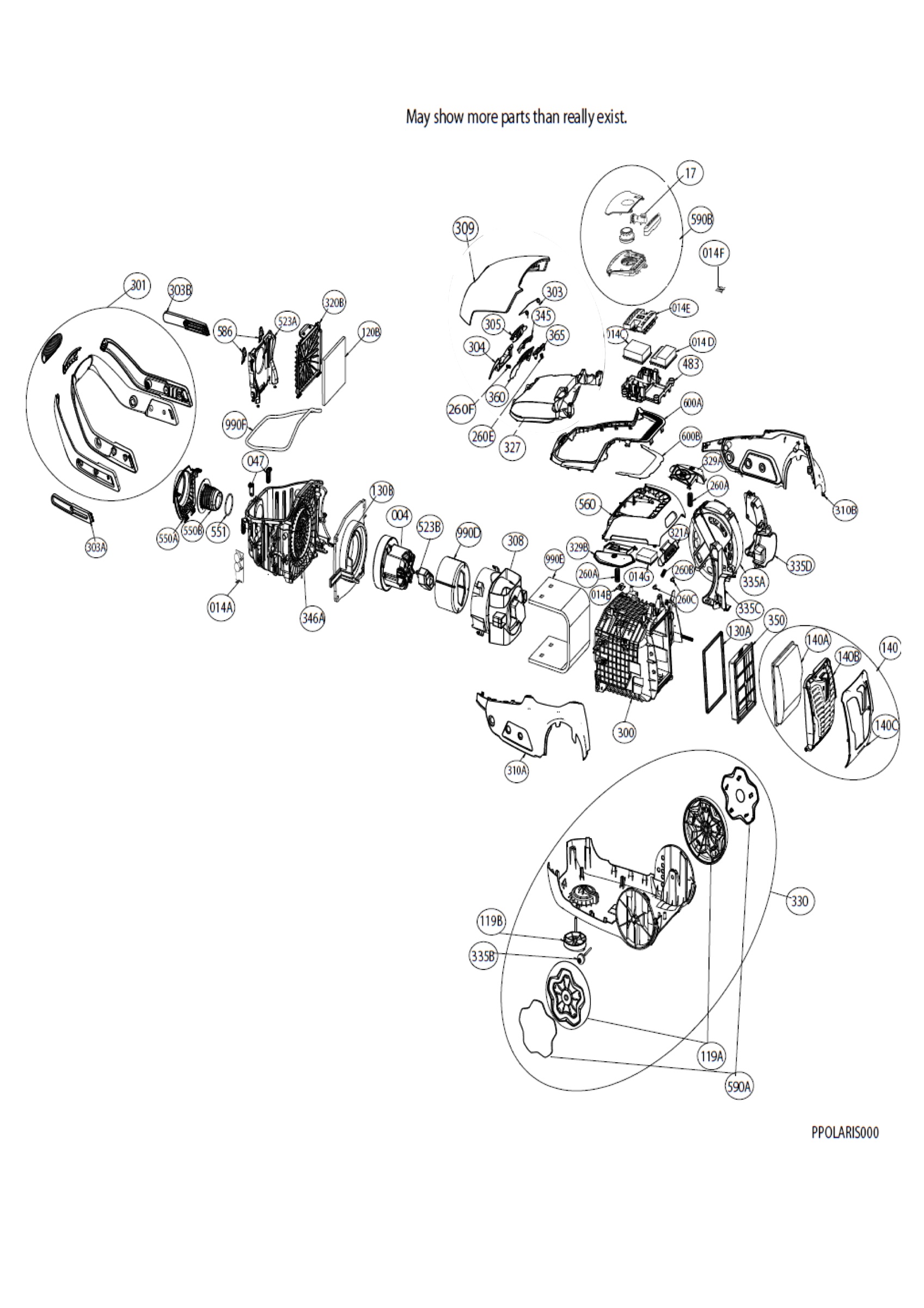 Internal parts