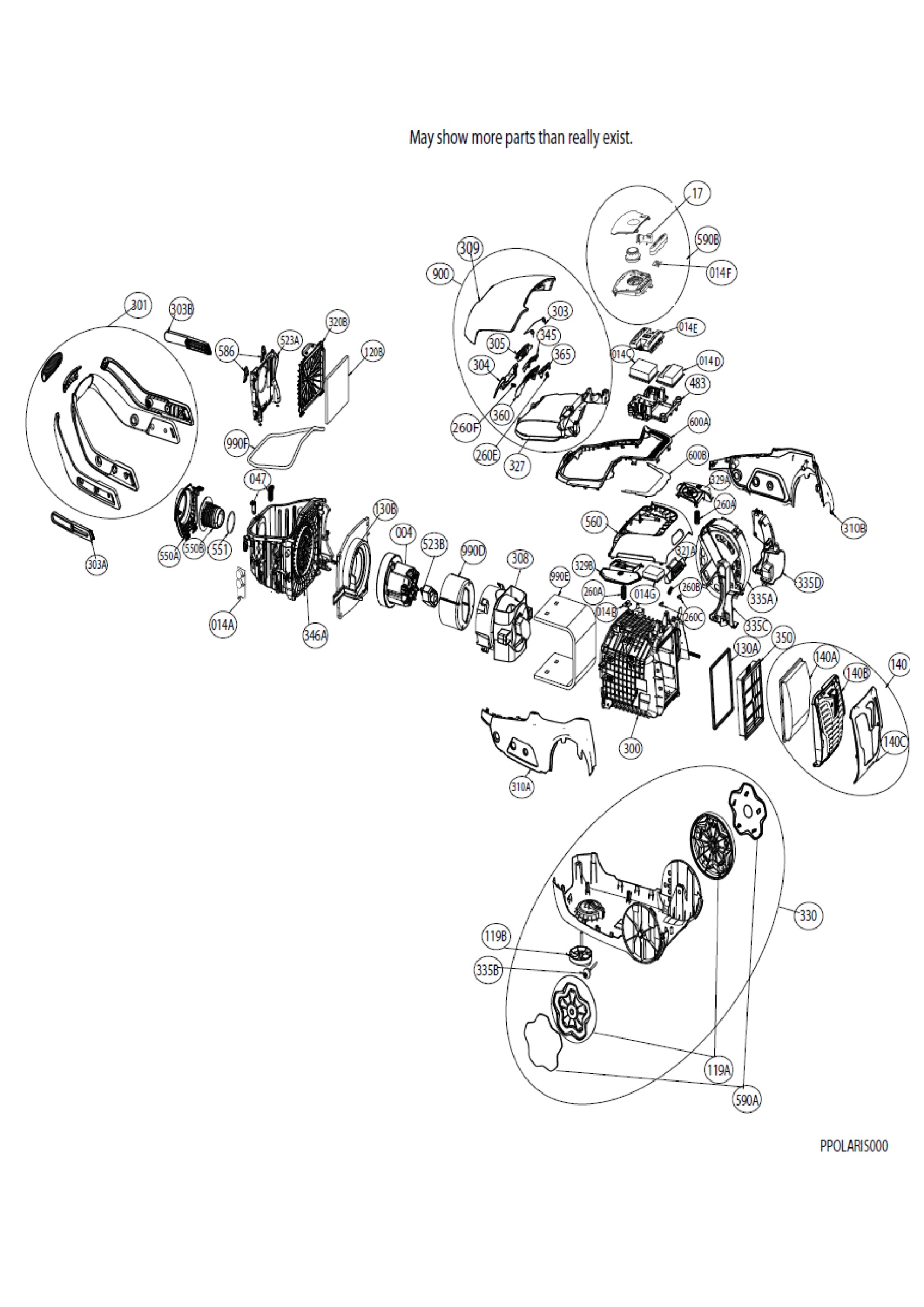 Internal parts