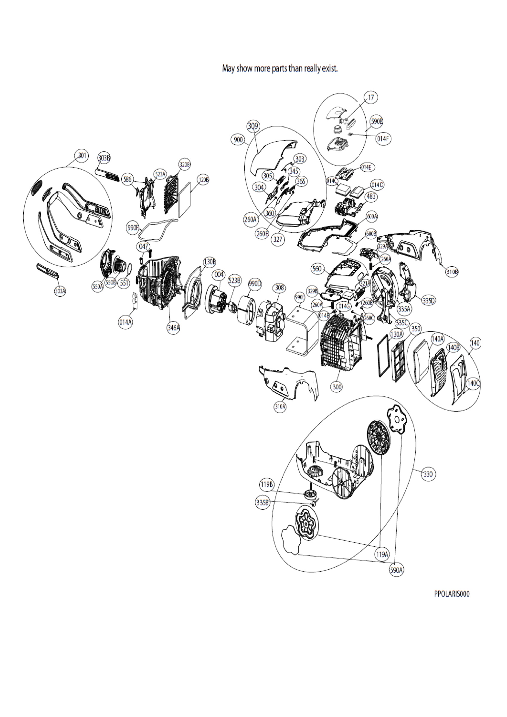 Internal parts