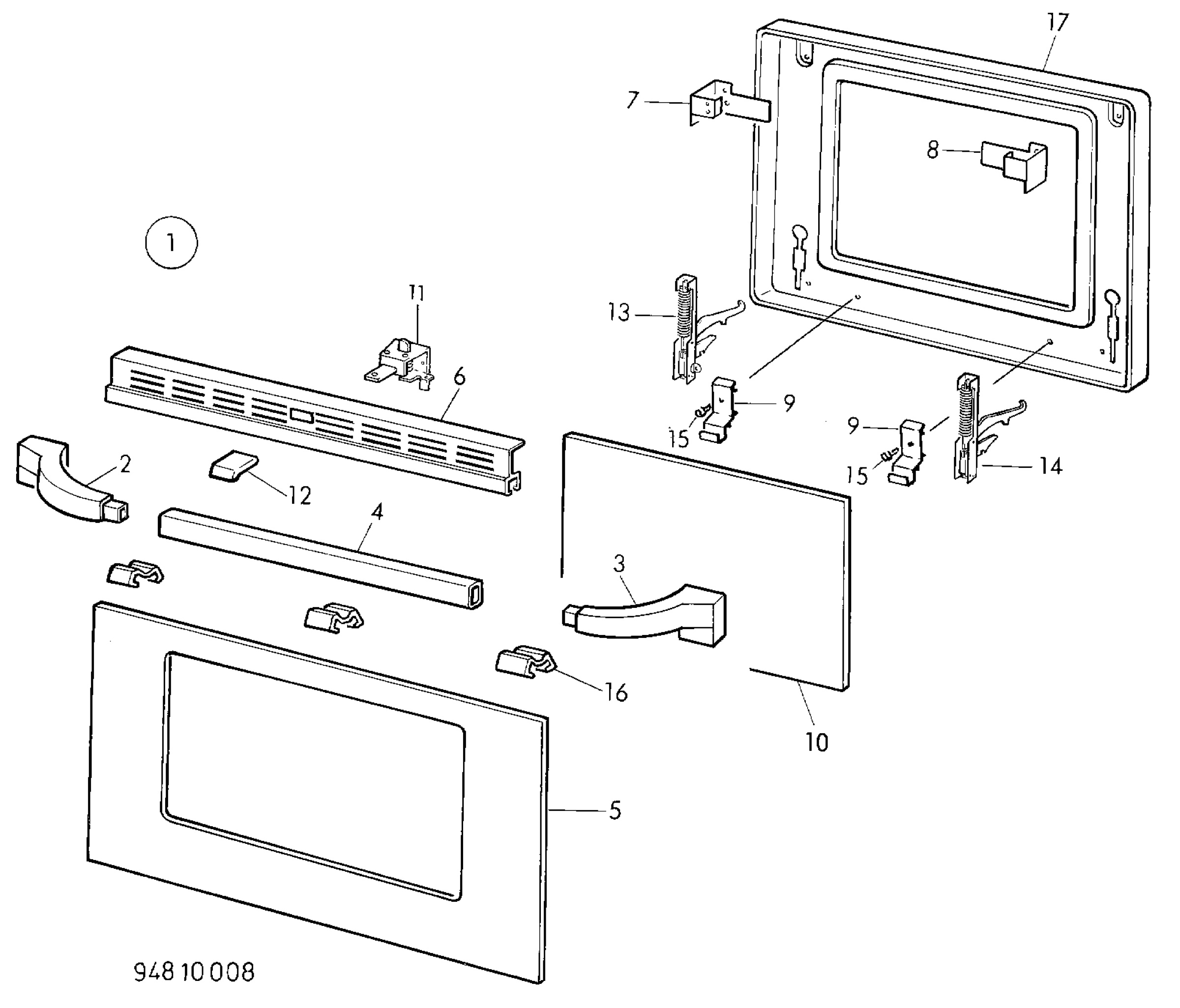 H10 Main Oven Door (large)