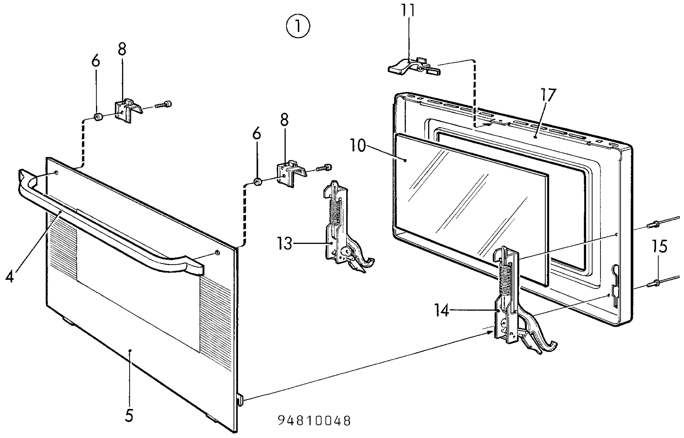 H10 Main Oven Door (large)