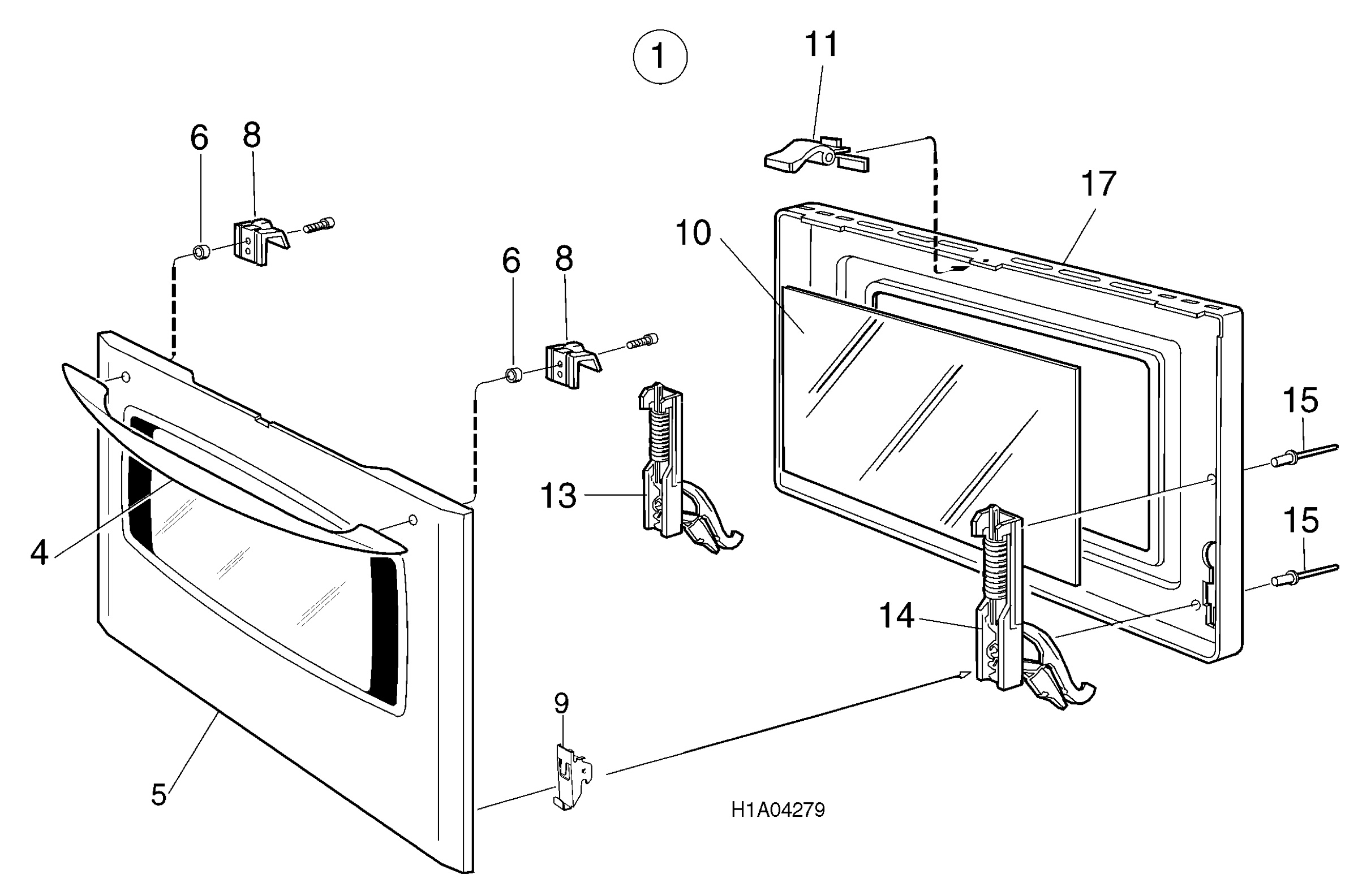 H10 Main Oven Door (large)