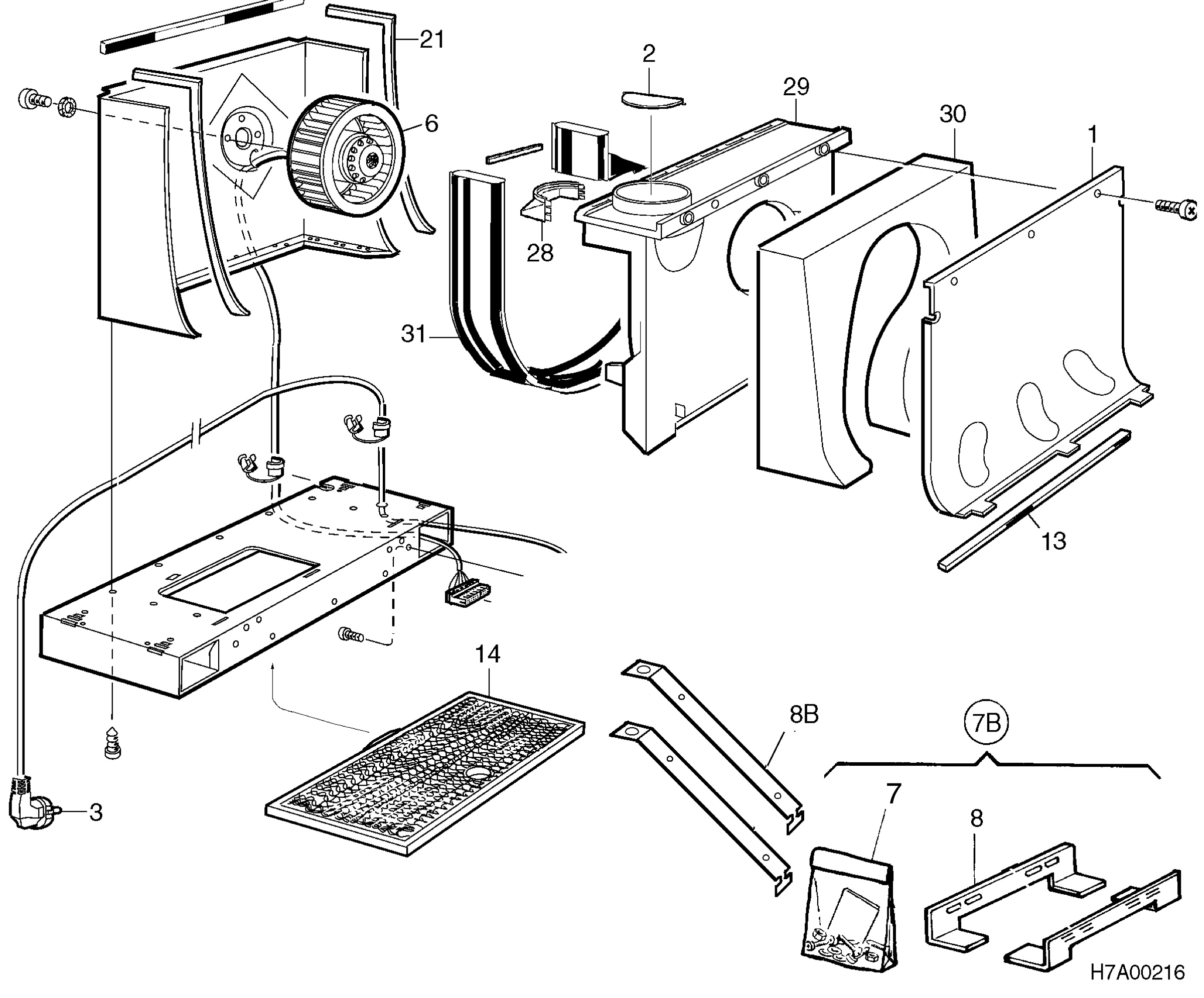 H70 FAN,https://pub-ca728c82b01b4455aa73b951df5a365b.r2.dev/Electrolux/CHASSIS, MOUNTING KIT, USERS MANUAL A