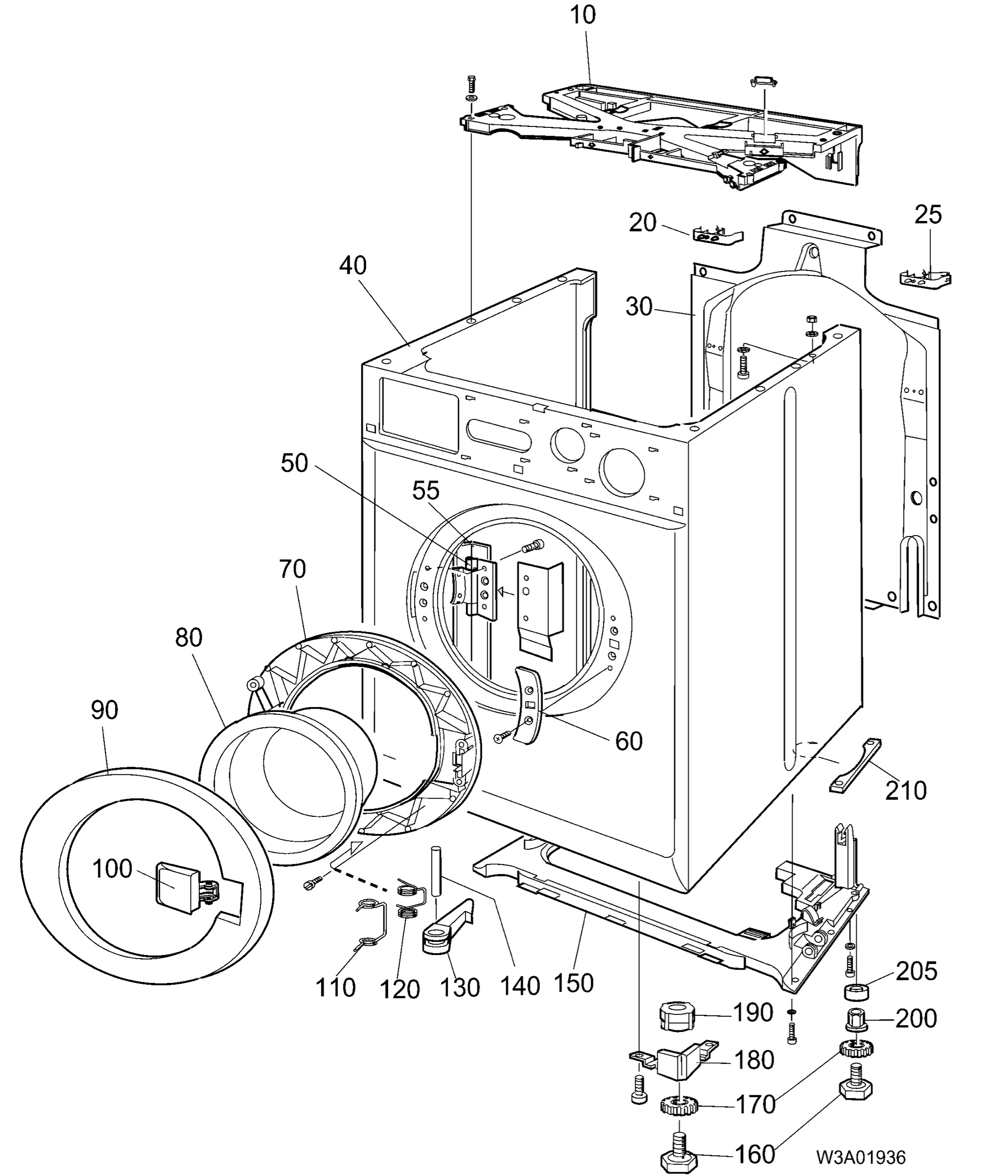 W30 Housing,https://pub-ca728c82b01b4455aa73b951df5a365b.r2.dev/Electrolux/door A