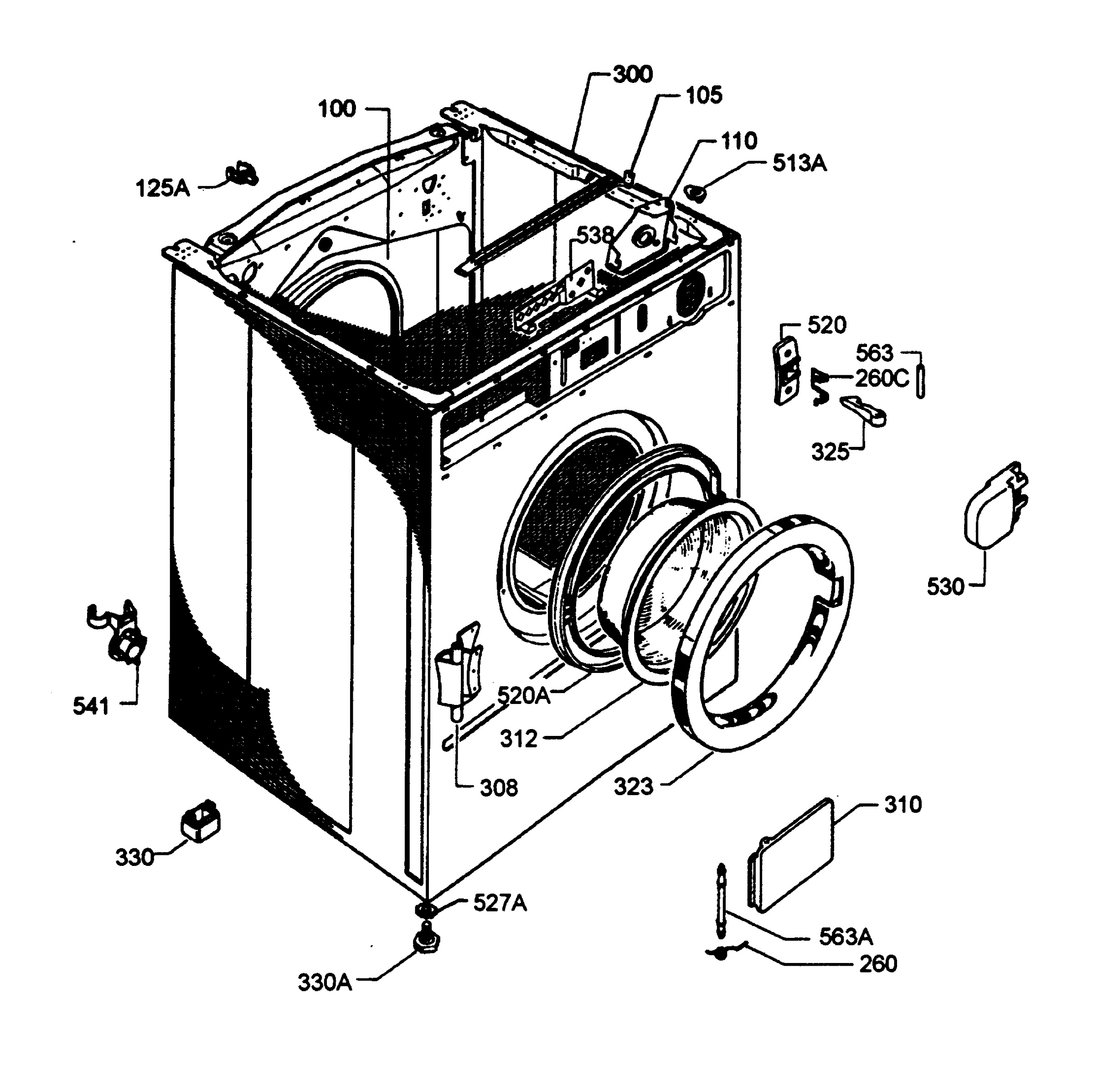 W30 Housing,https://pub-ca728c82b01b4455aa73b951df5a365b.r2.dev/Electrolux/door A