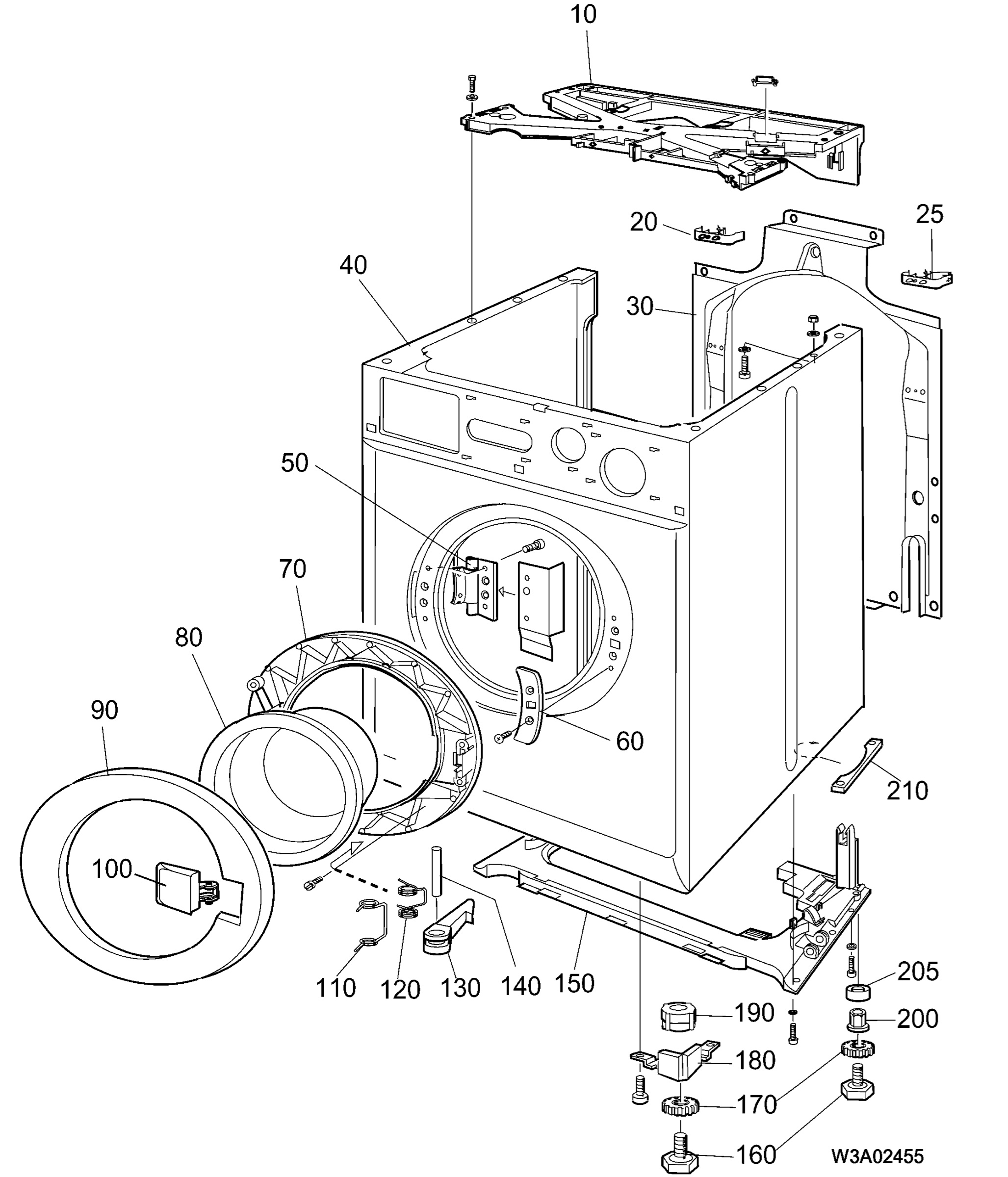 W30 Housing,https://pub-ca728c82b01b4455aa73b951df5a365b.r2.dev/Electrolux/door A