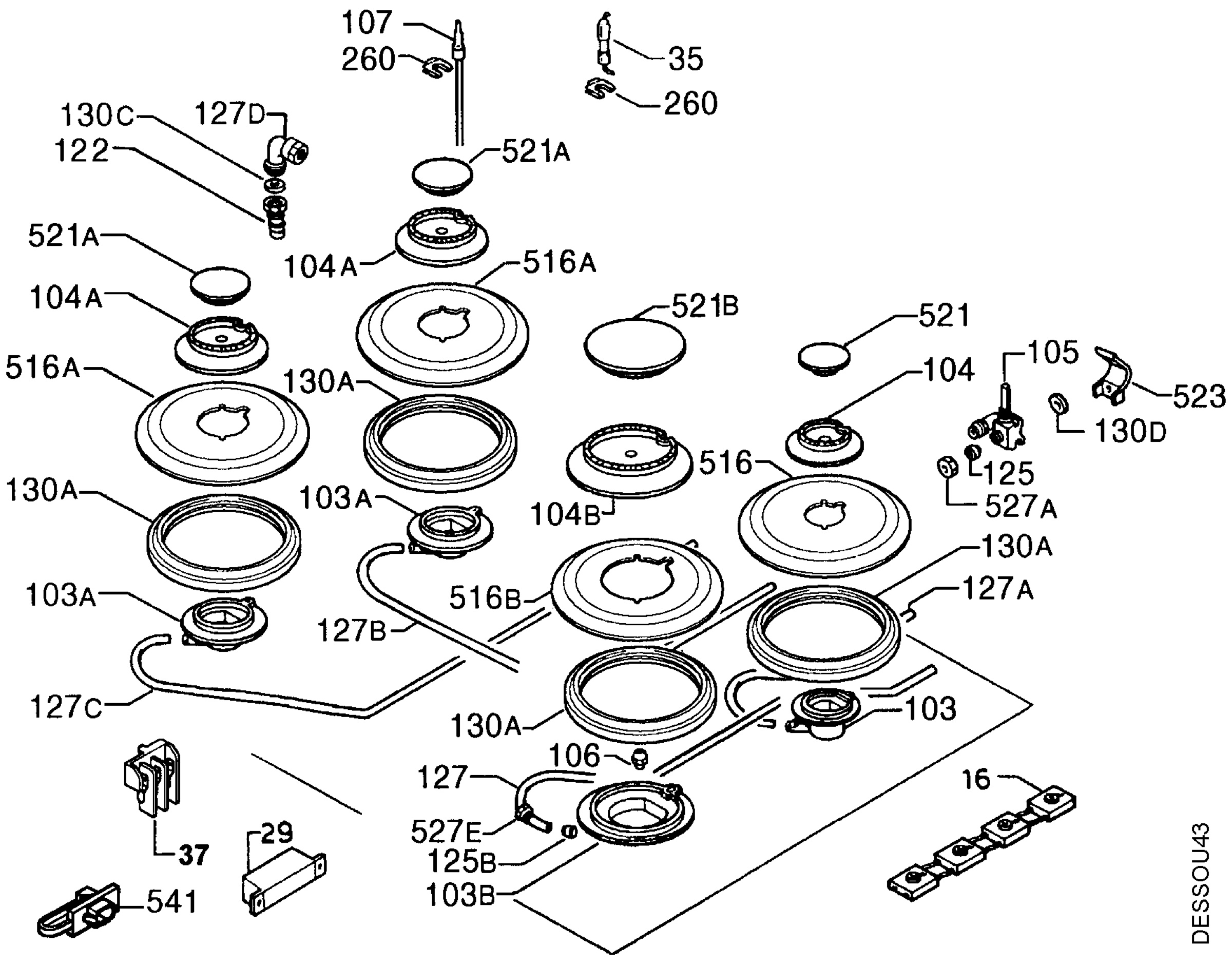 Bottom and functional parts