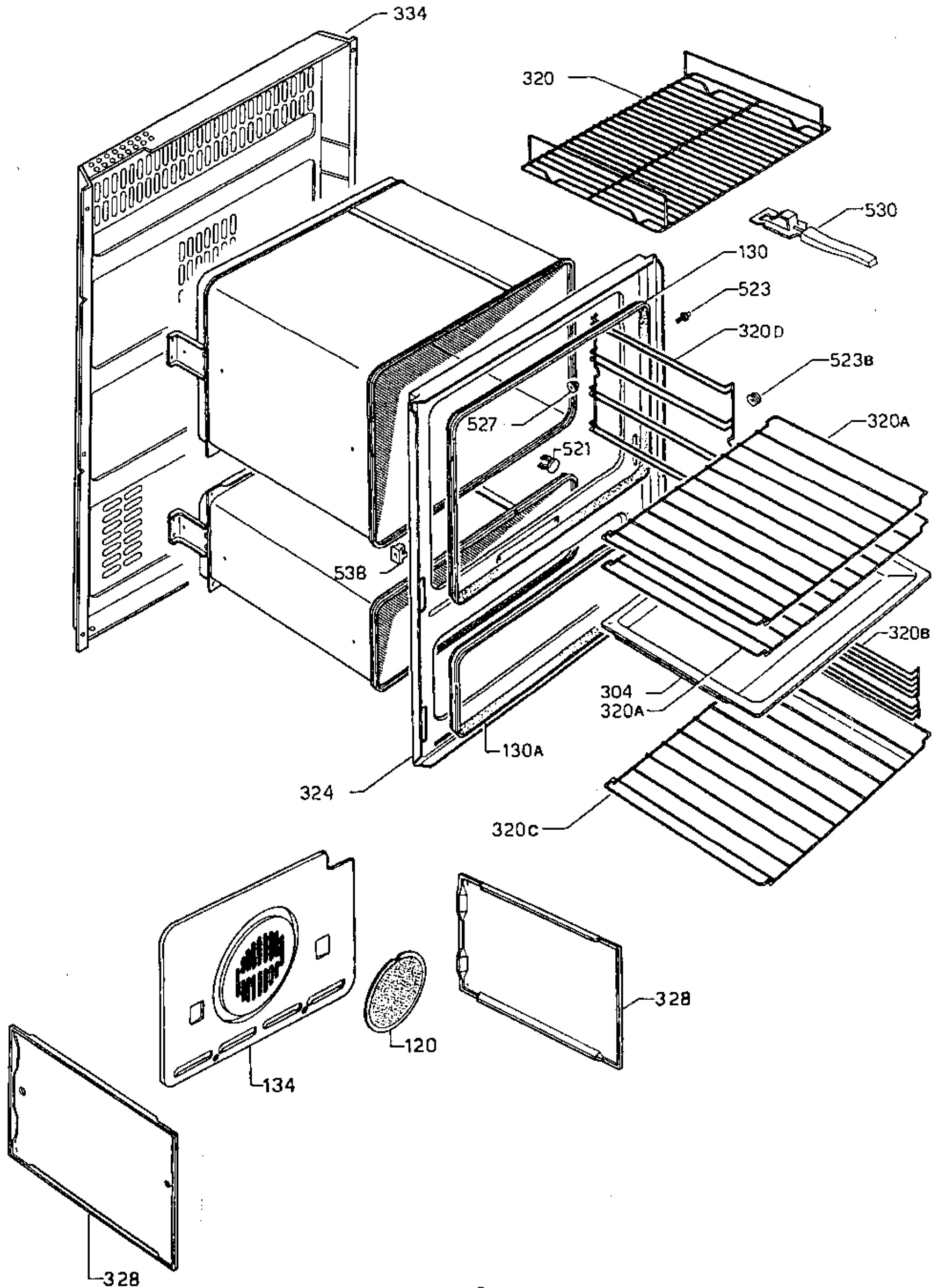Oven body