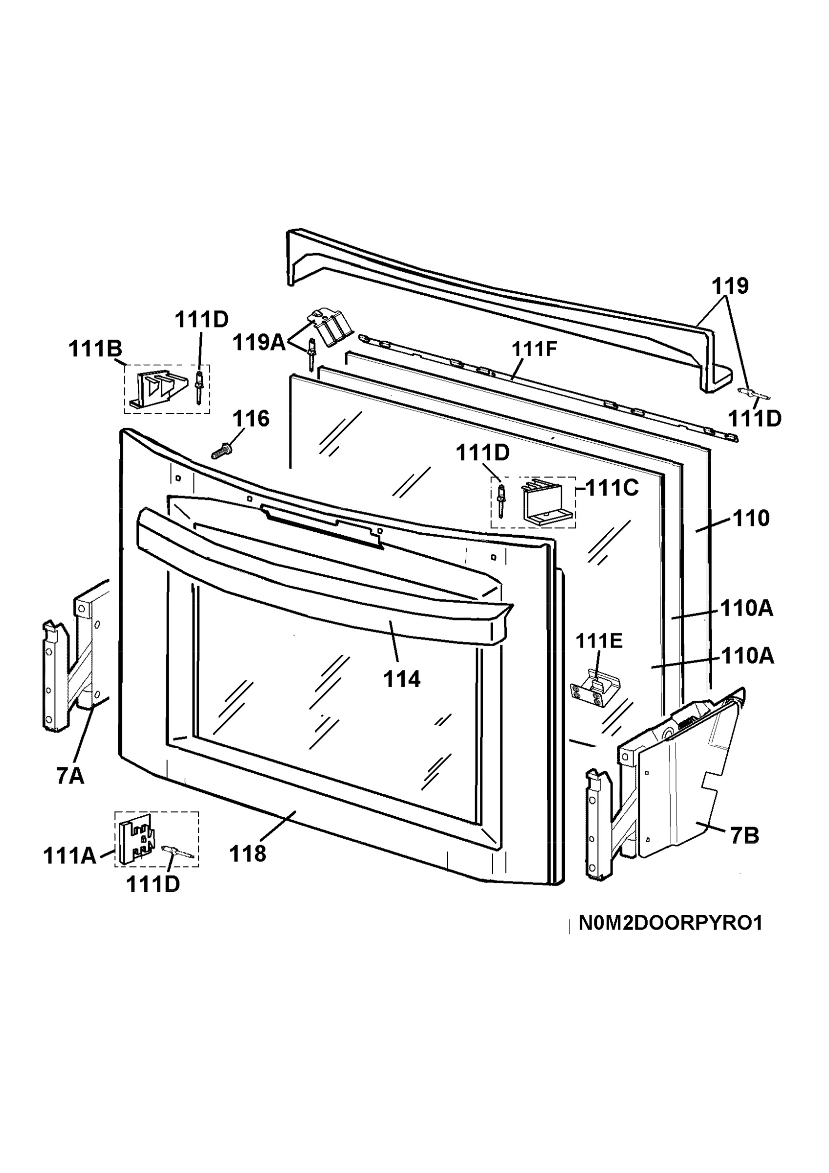 H10 Main Oven Door (large)