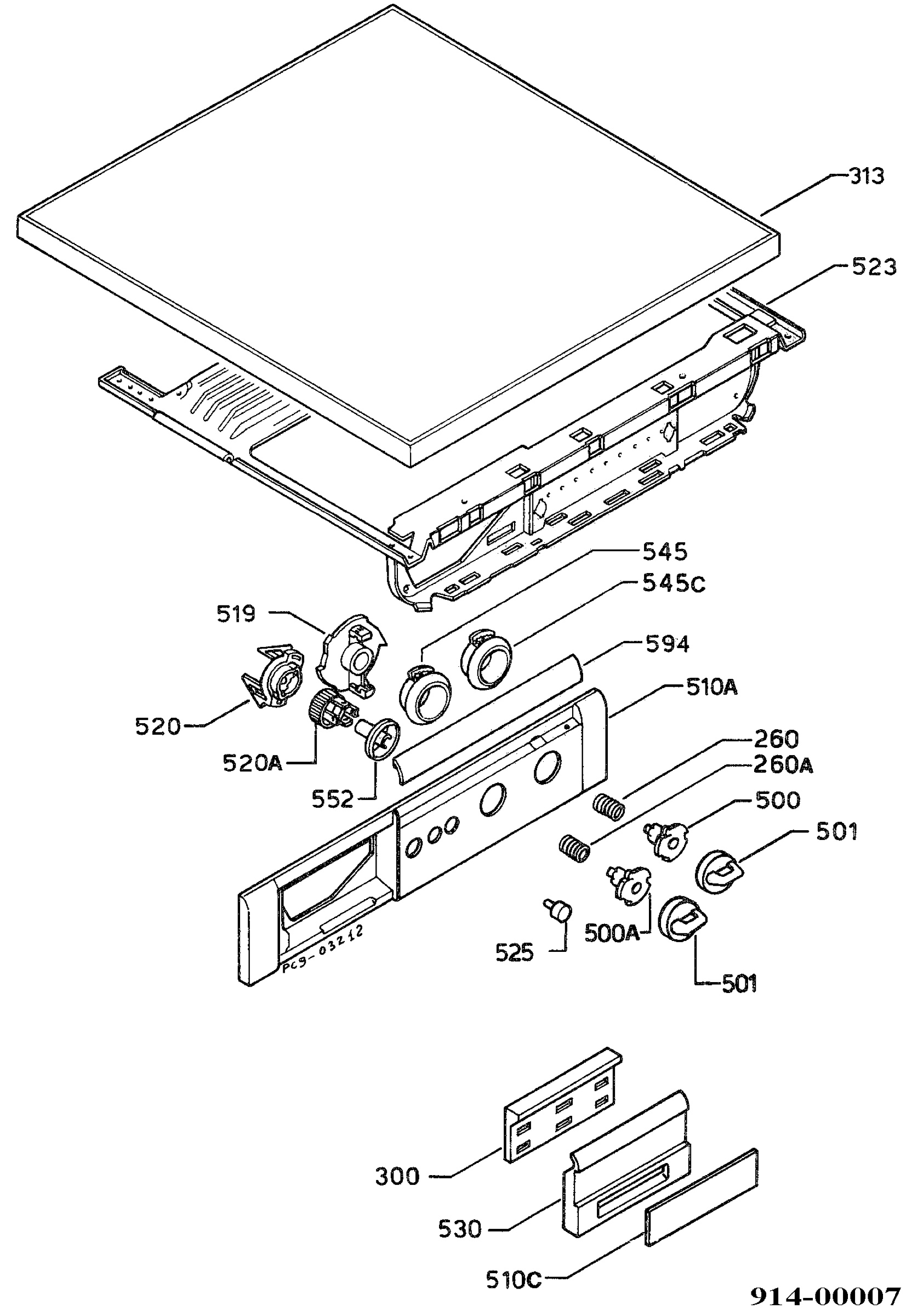 Control panel and lid