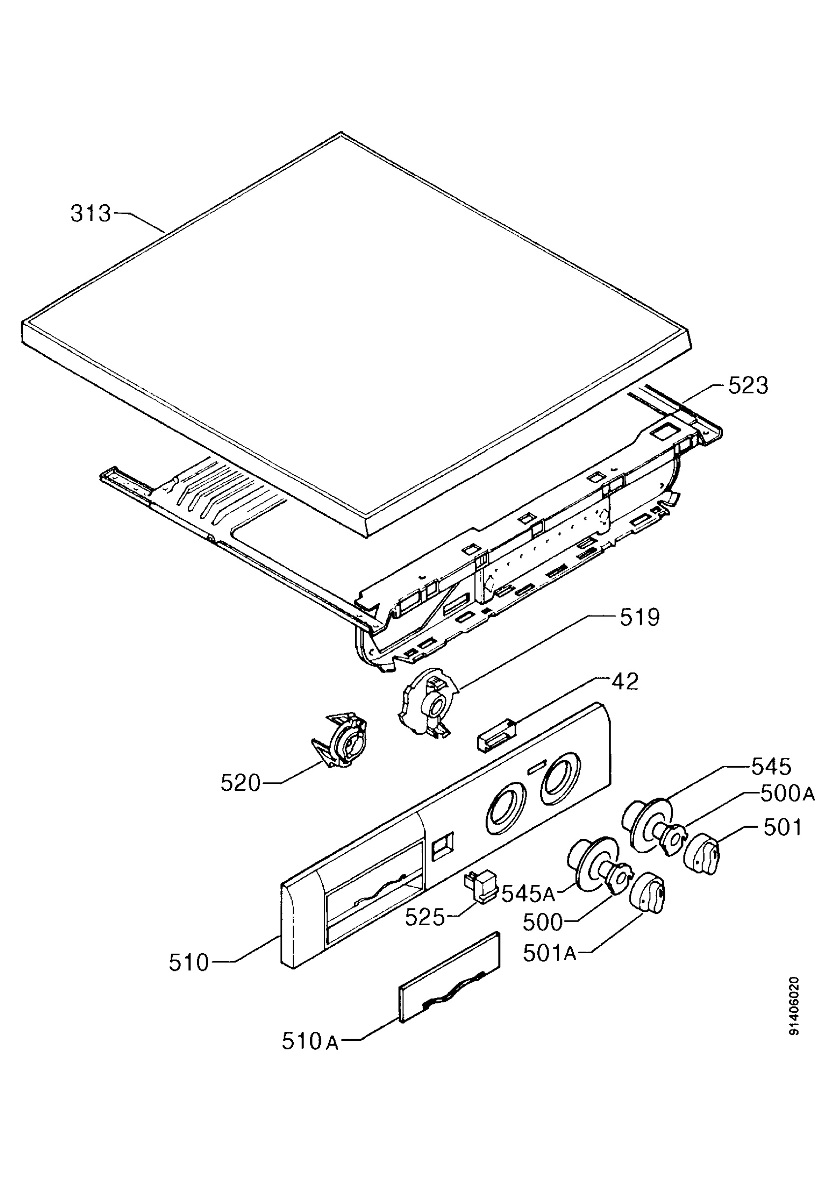 Control panel and lid