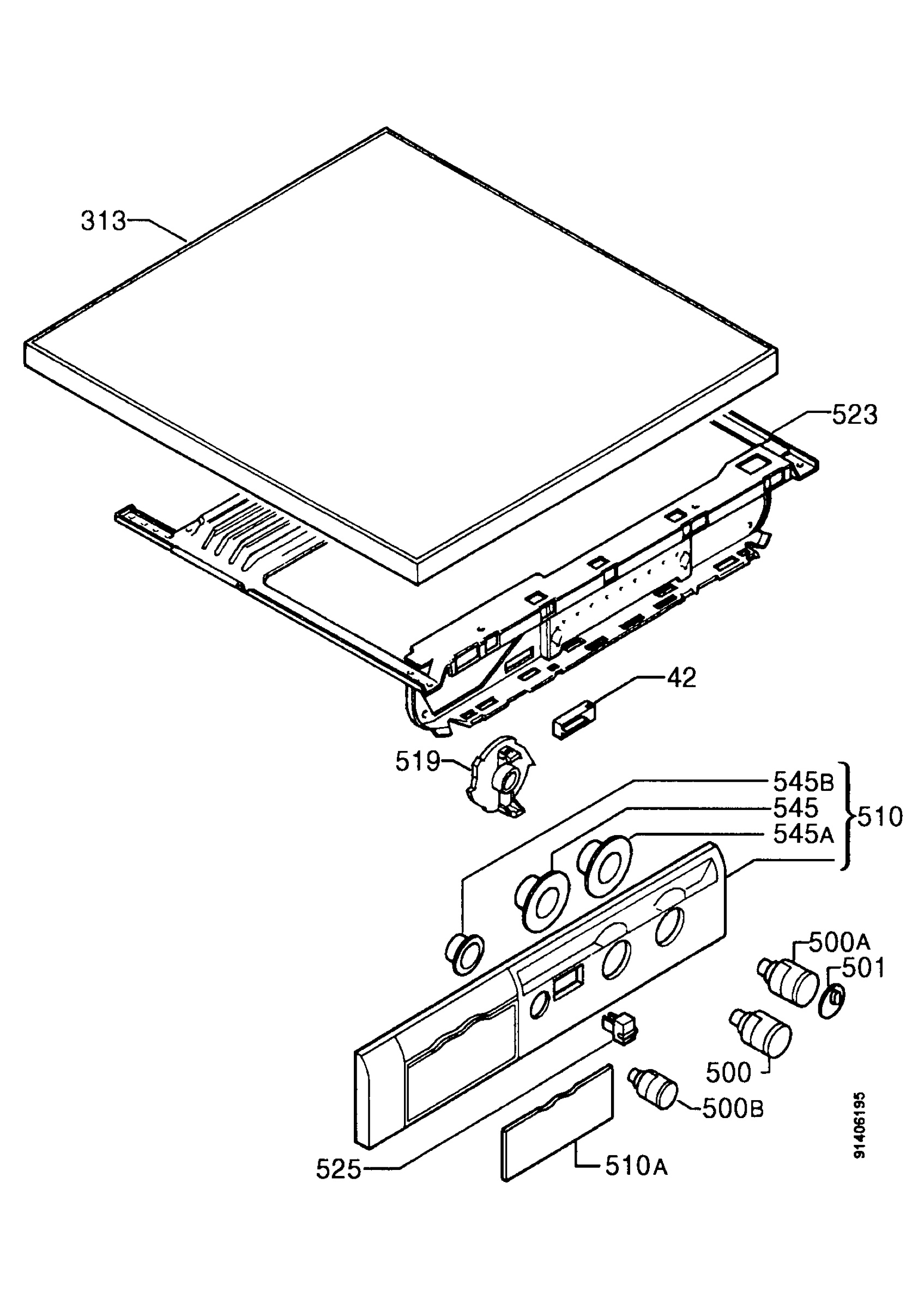 Control panel and lid