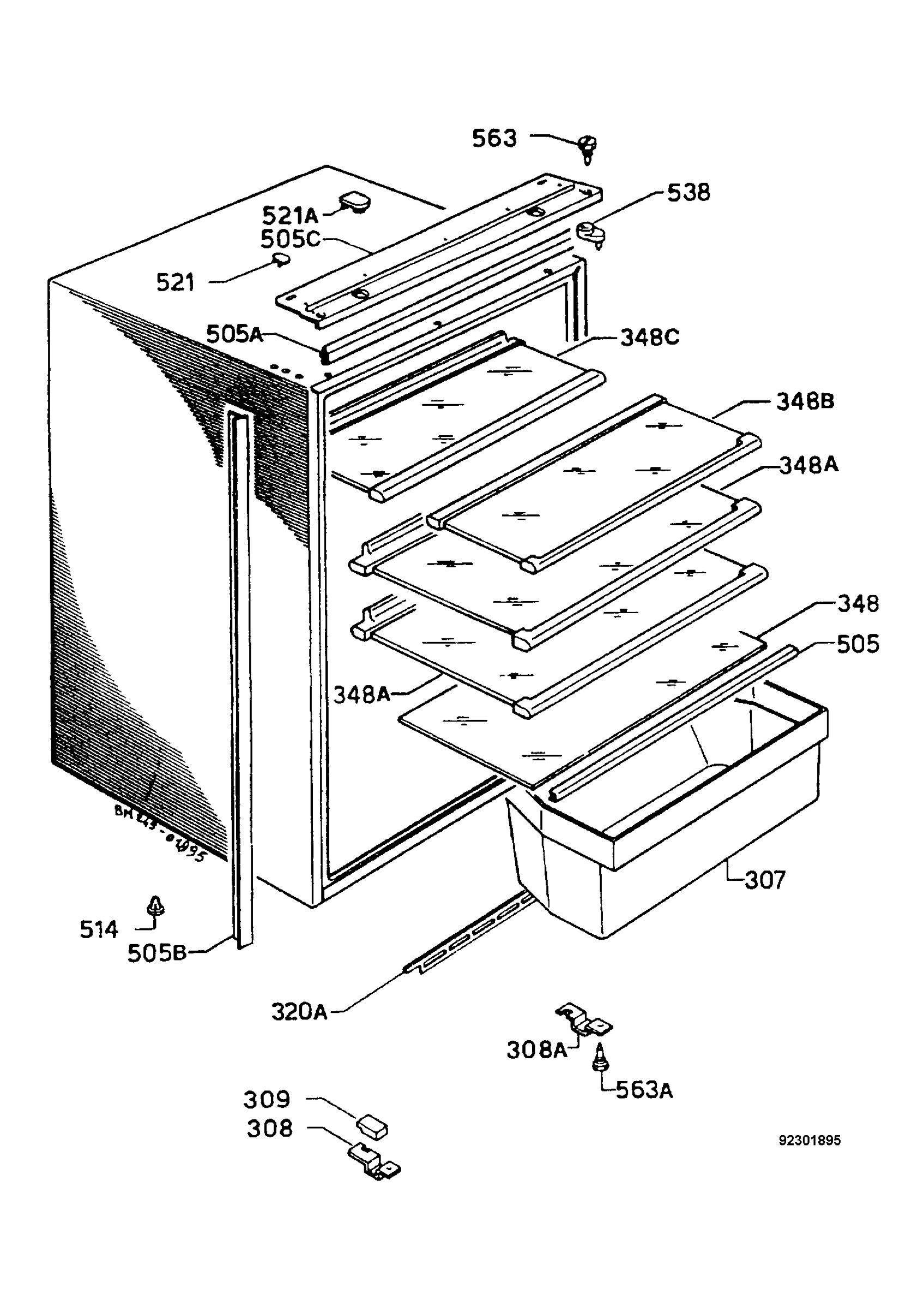 Refrigerator housing