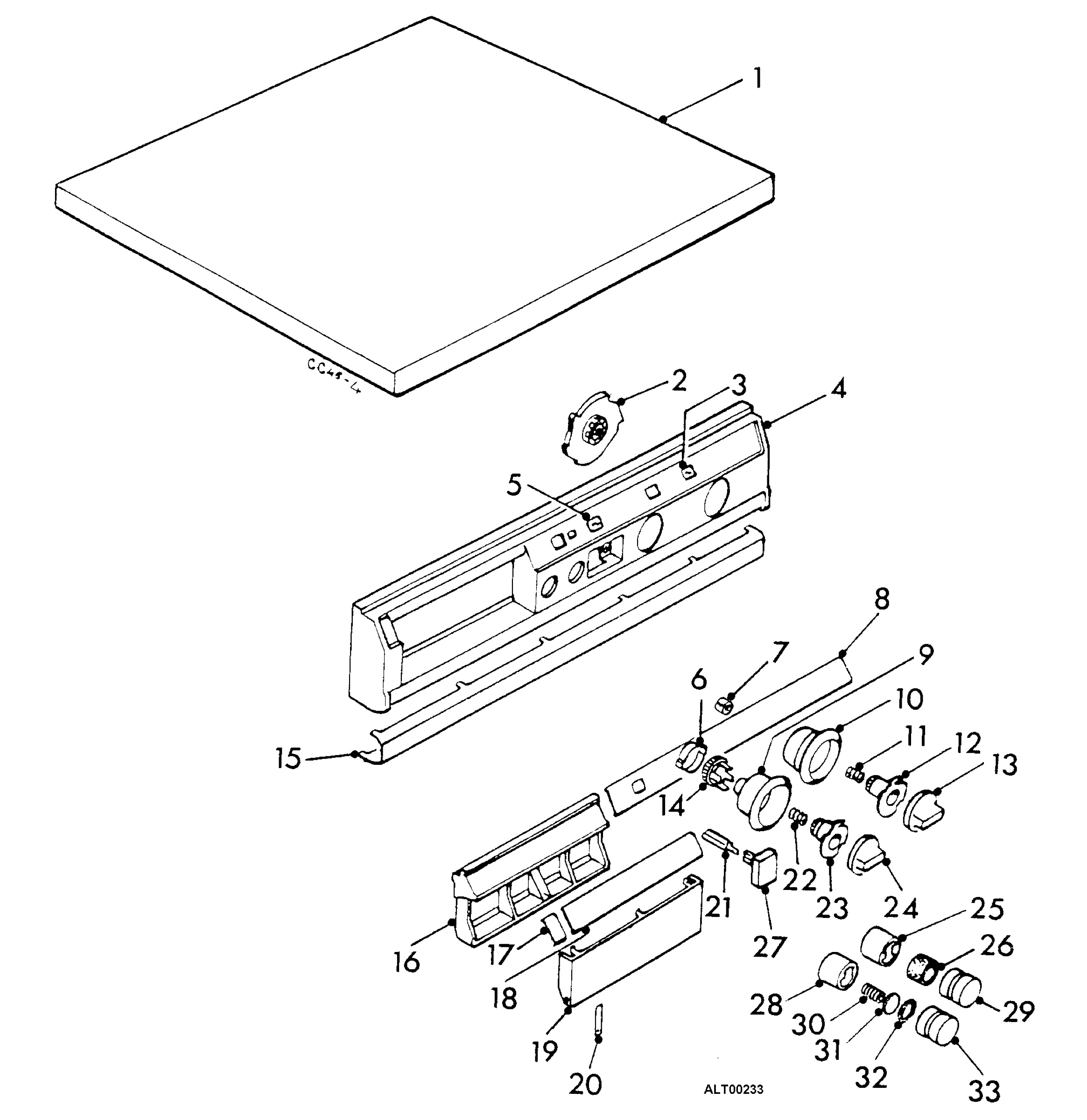 Control panel and lid