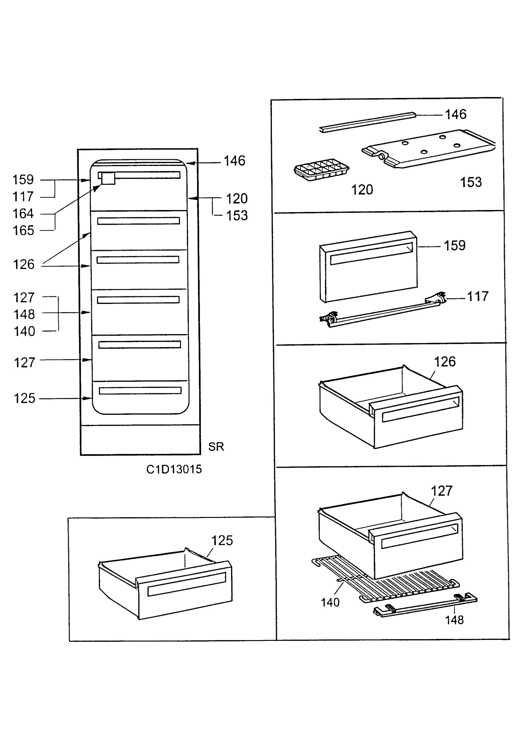 Internal parts