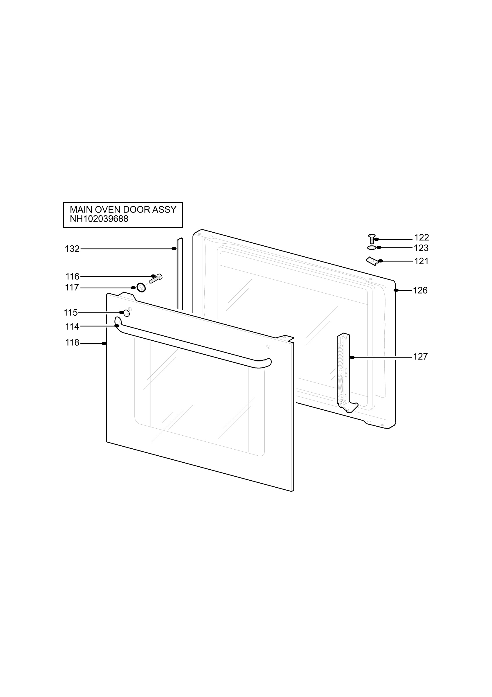 H10 Main Oven Door (large)