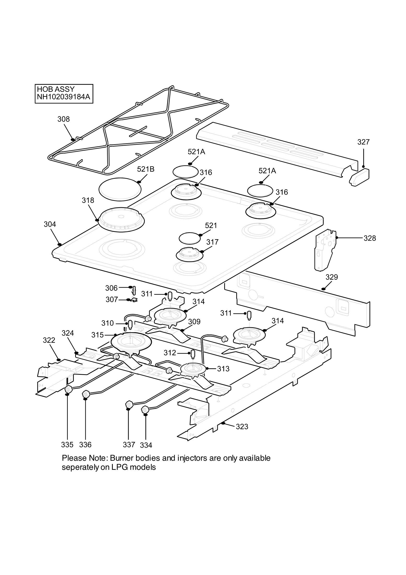 H10 Hob