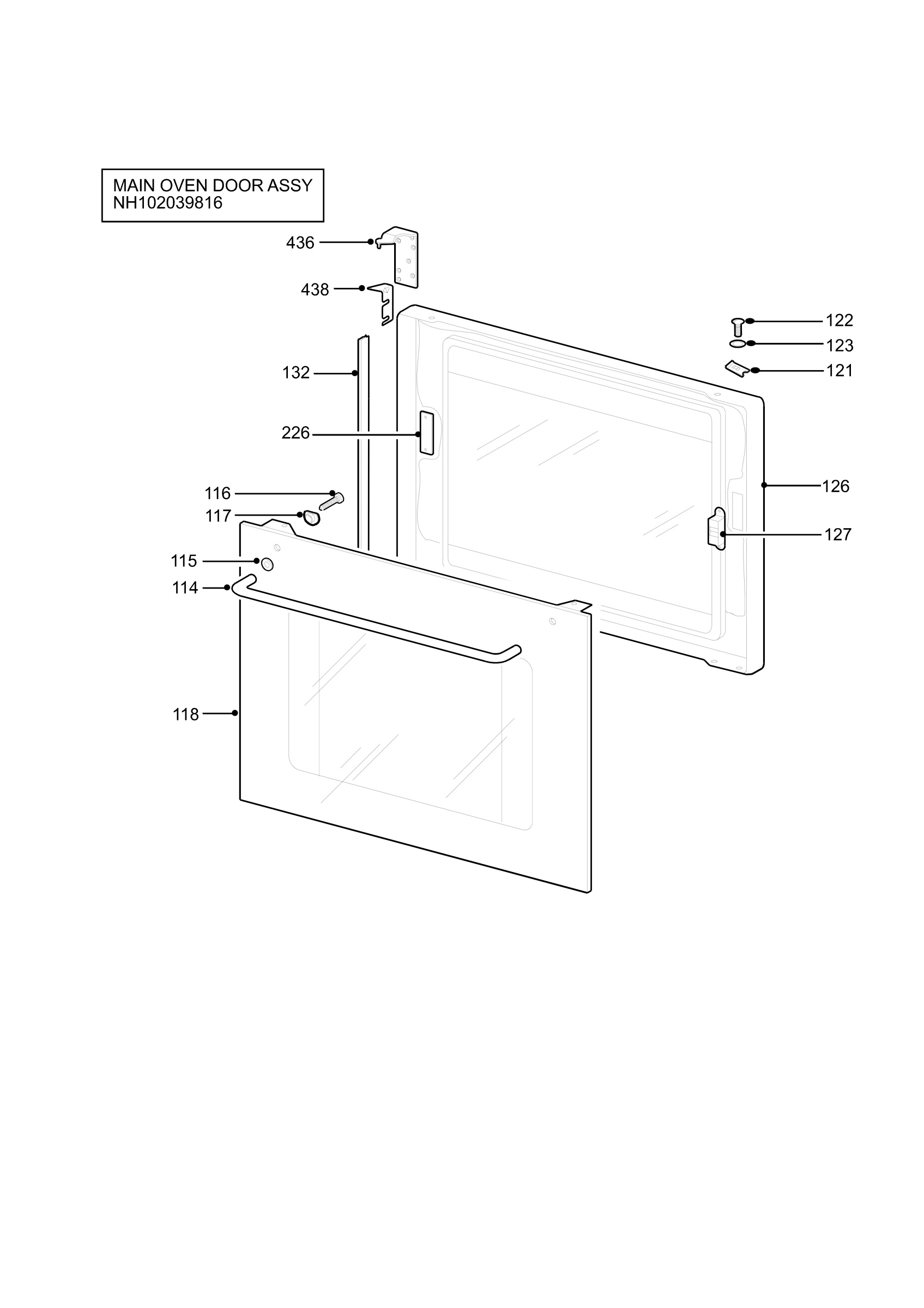 H10 Main Oven Door (large)
