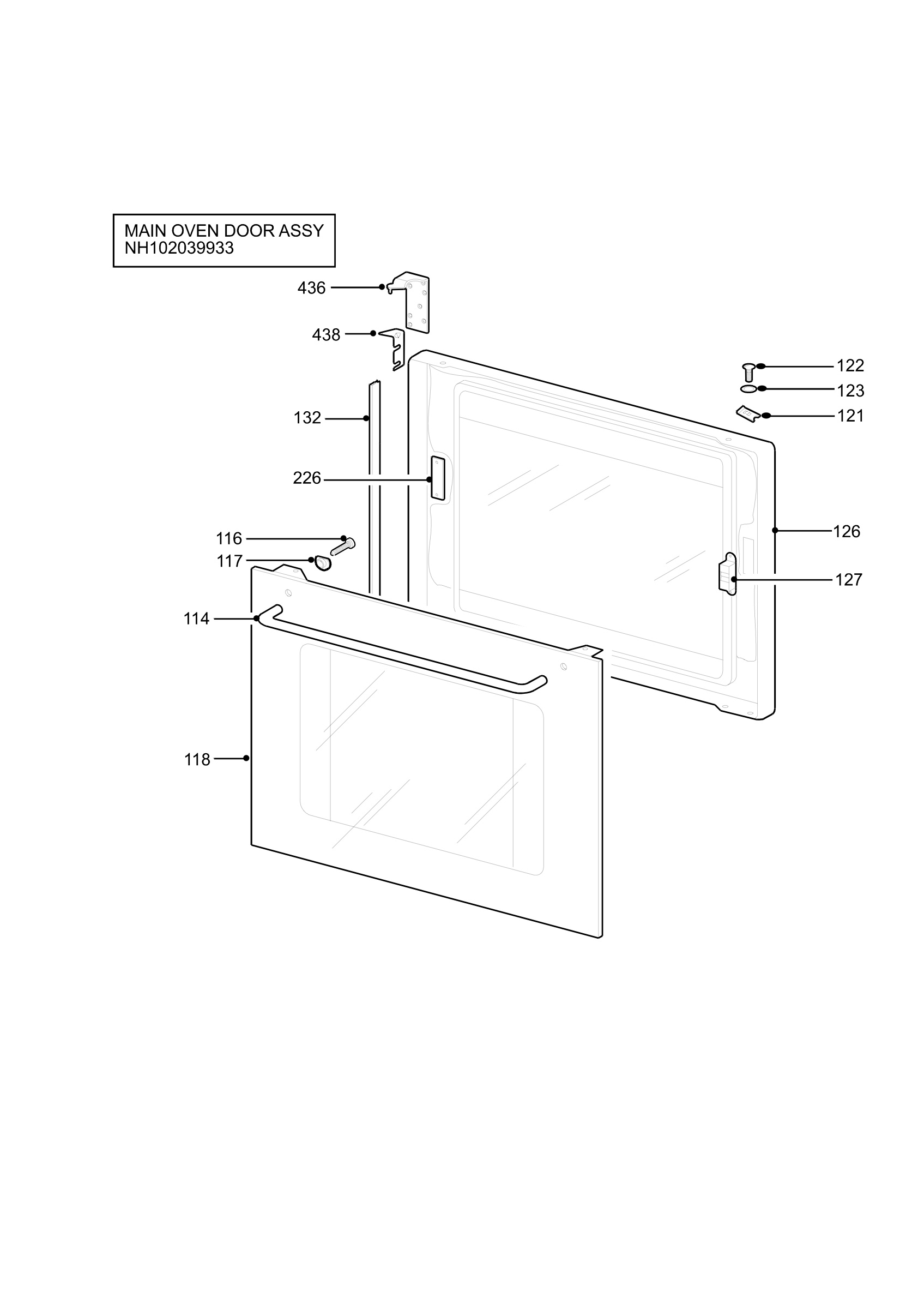 H10 Main Oven Door (large)