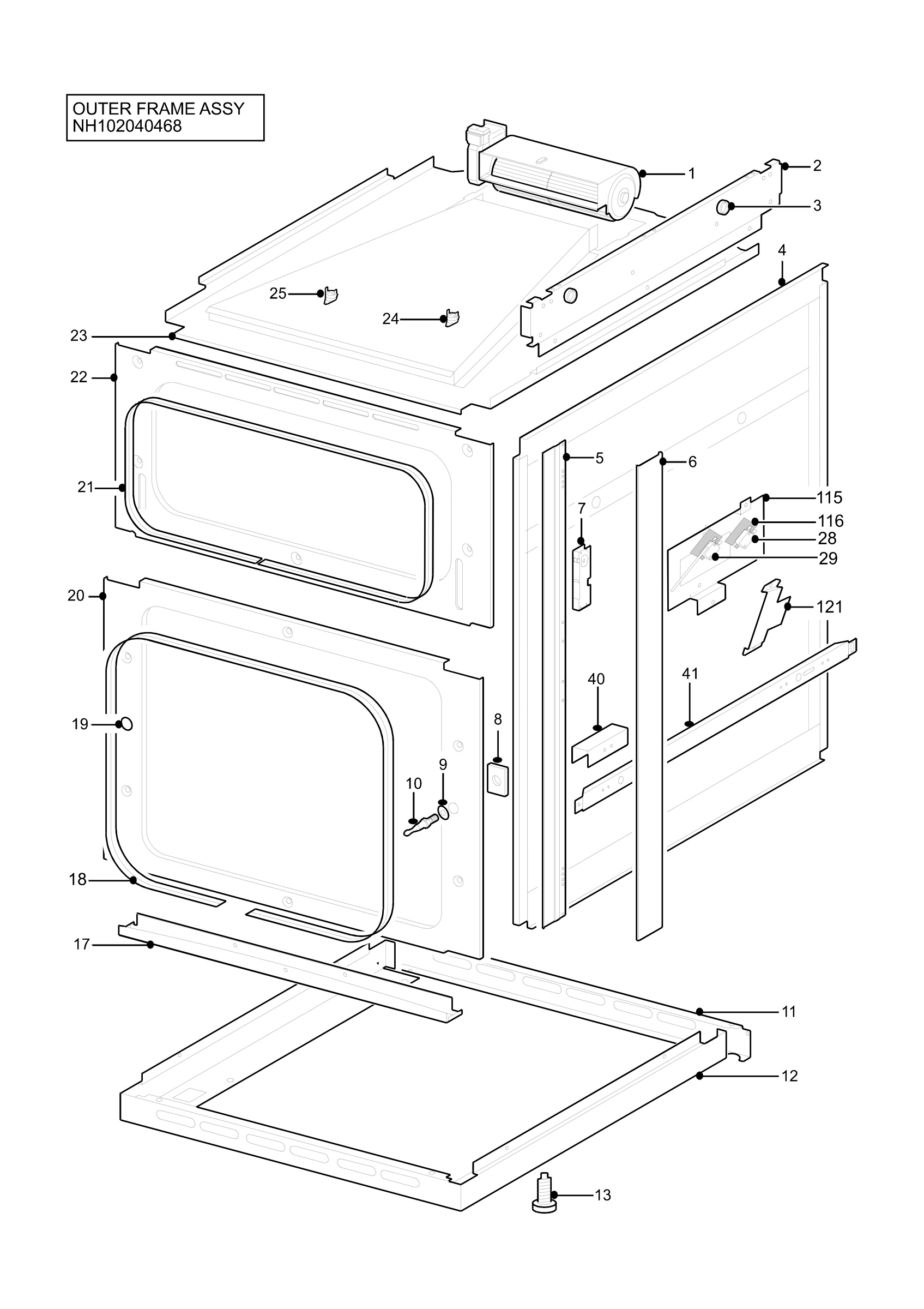 H10 Outer Frame