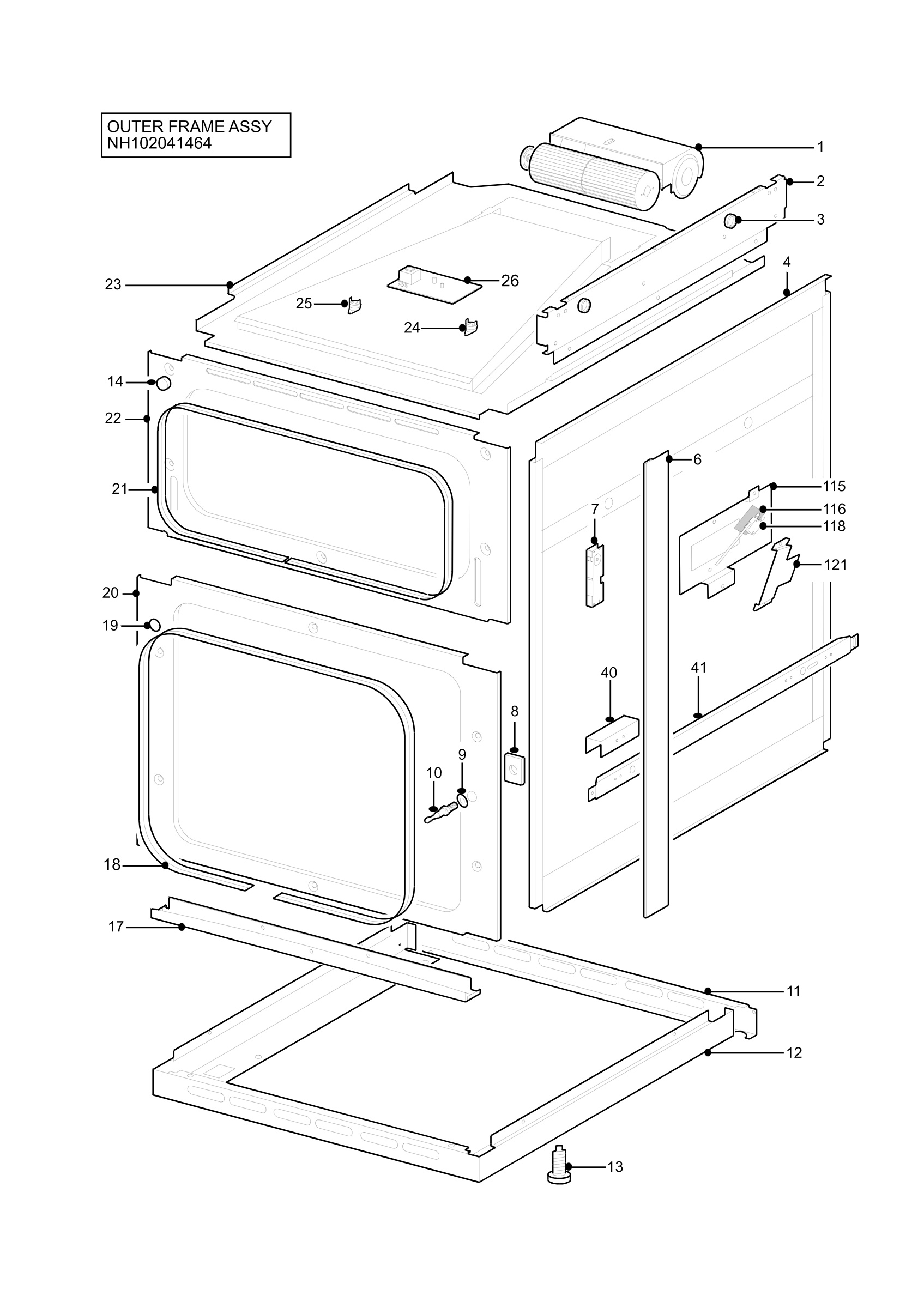H10 Outer Frame