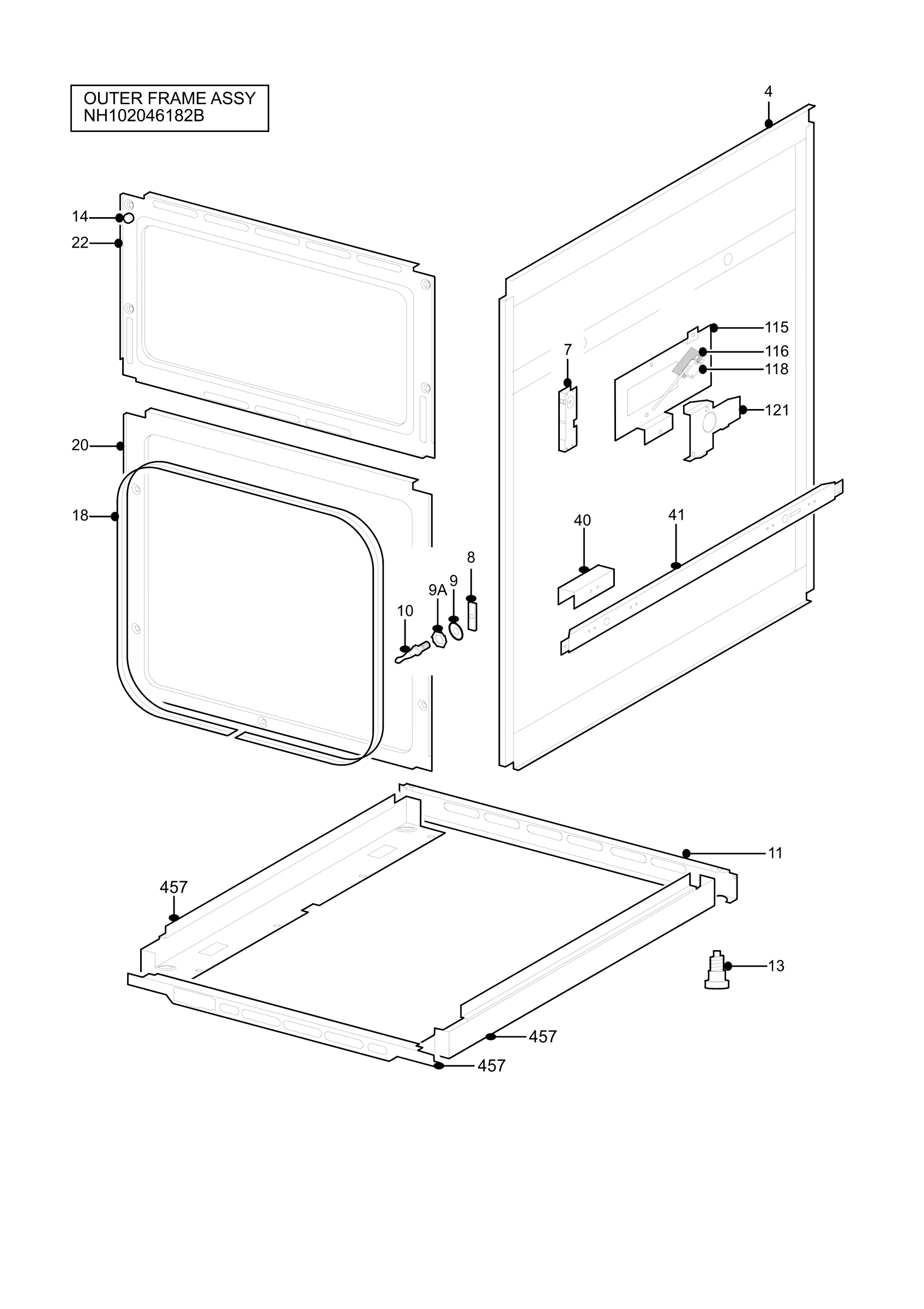 H10 Outer Frame