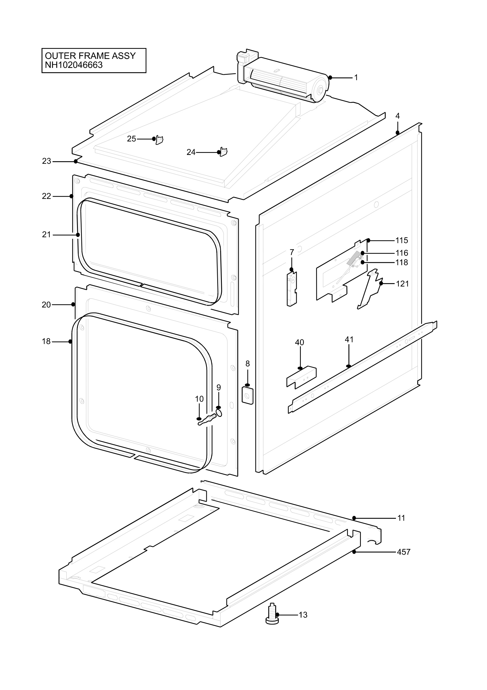 H10 Outer Frame