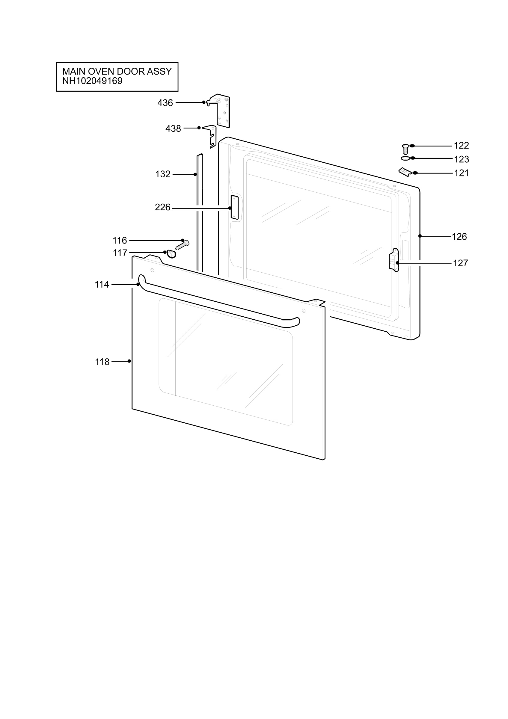 H10 Main Oven Door (large)