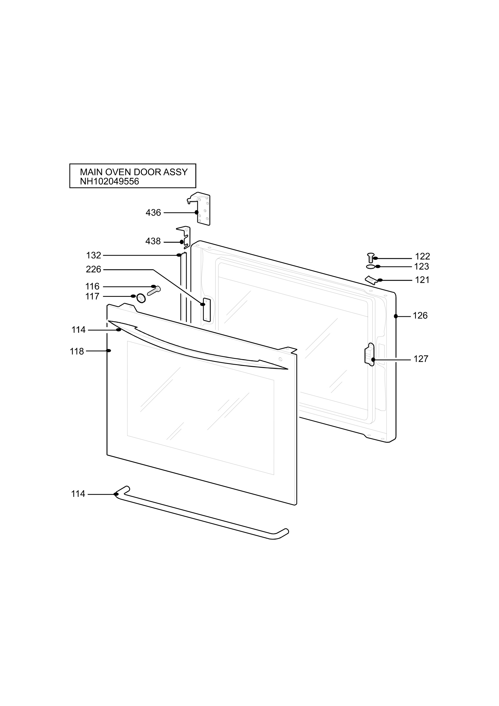 H10 Main Oven Door (large)
