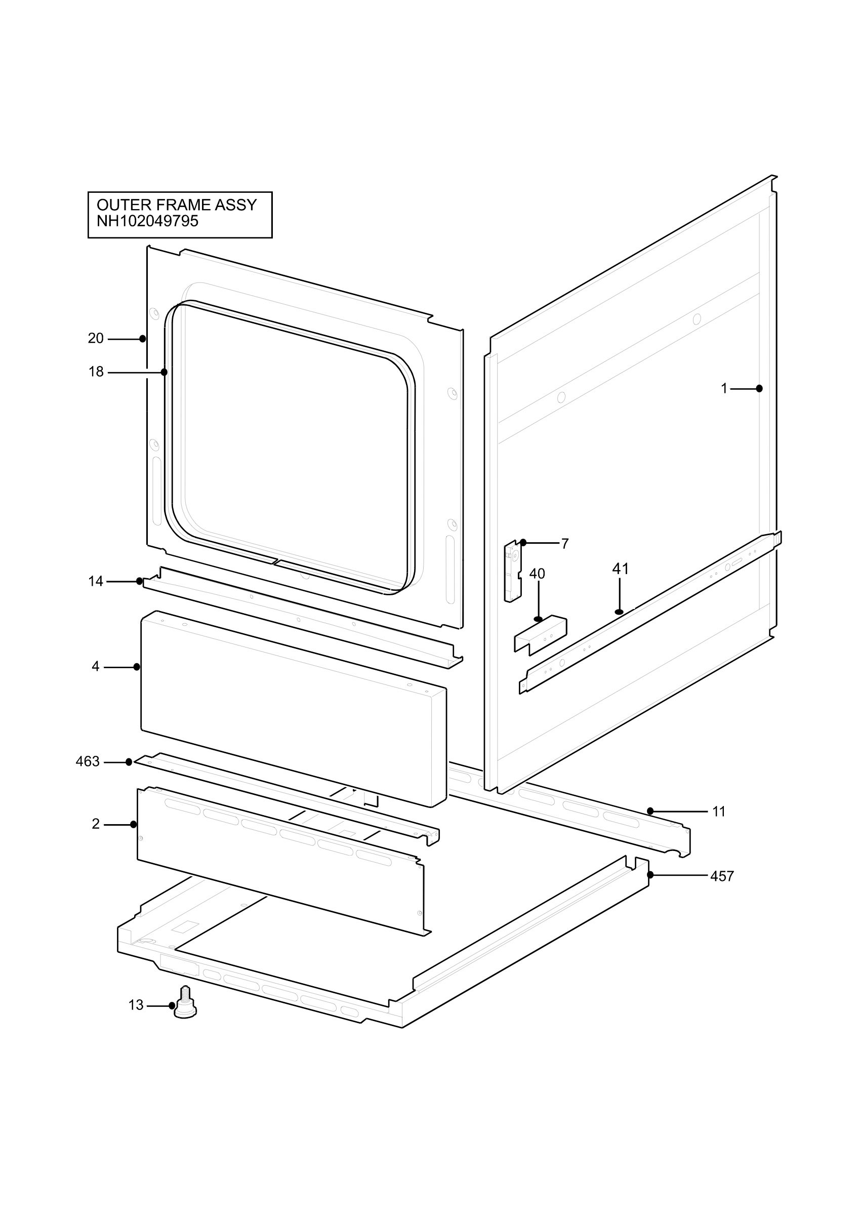 H10 Outer Frame