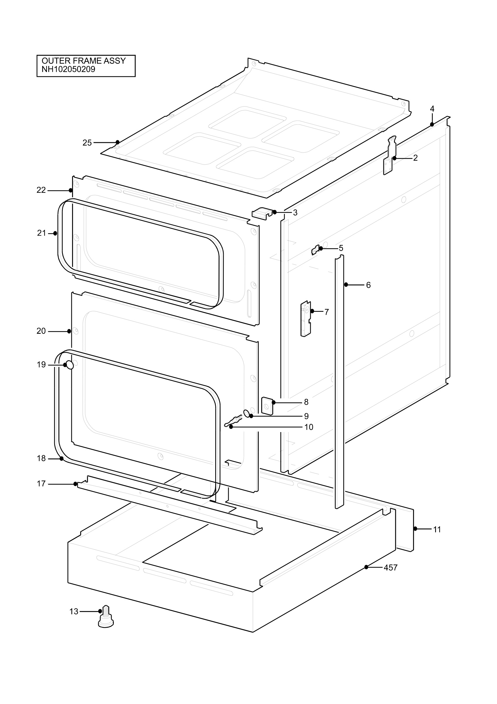 H10 Outer Frame