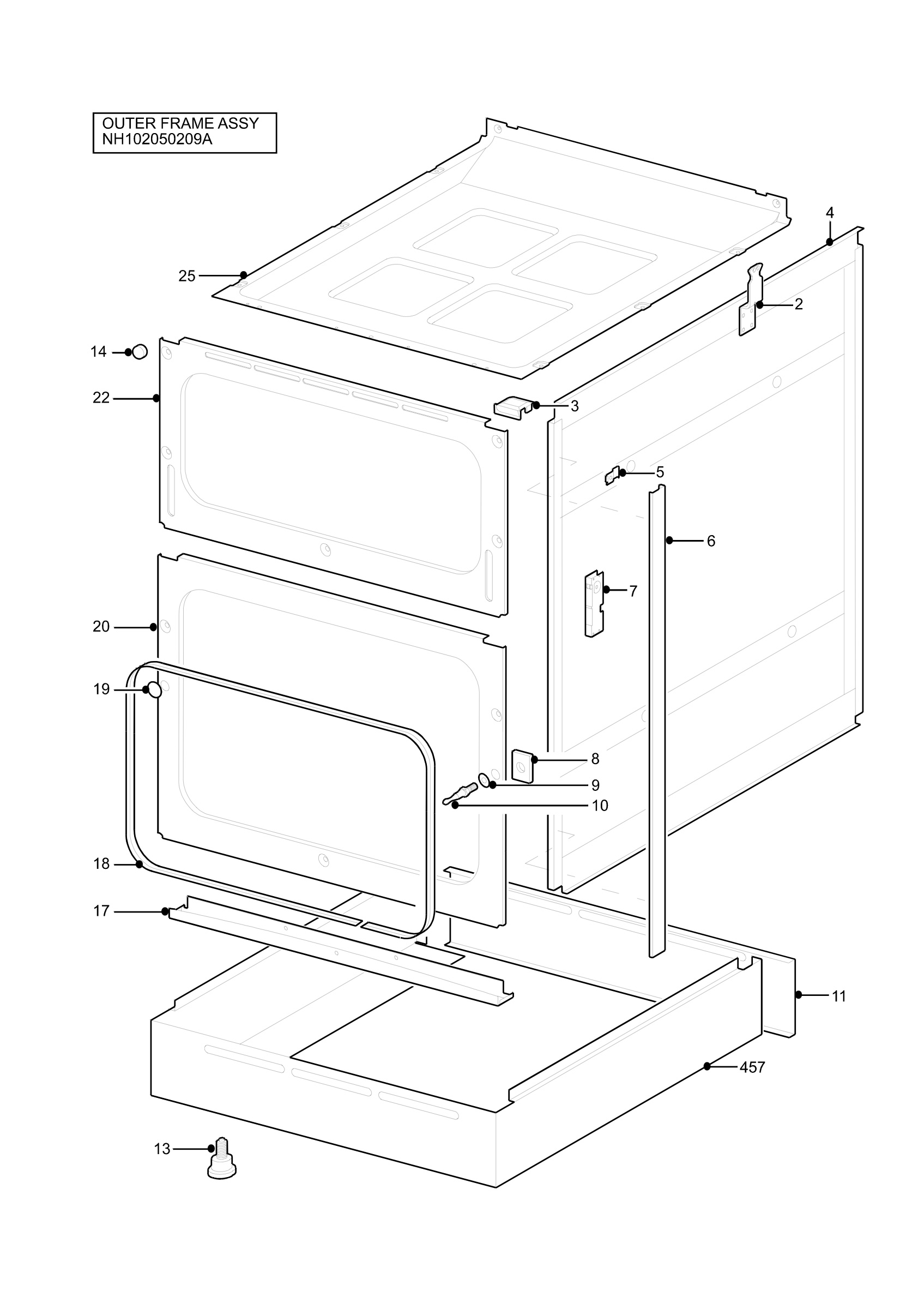 H10 Outer Frame