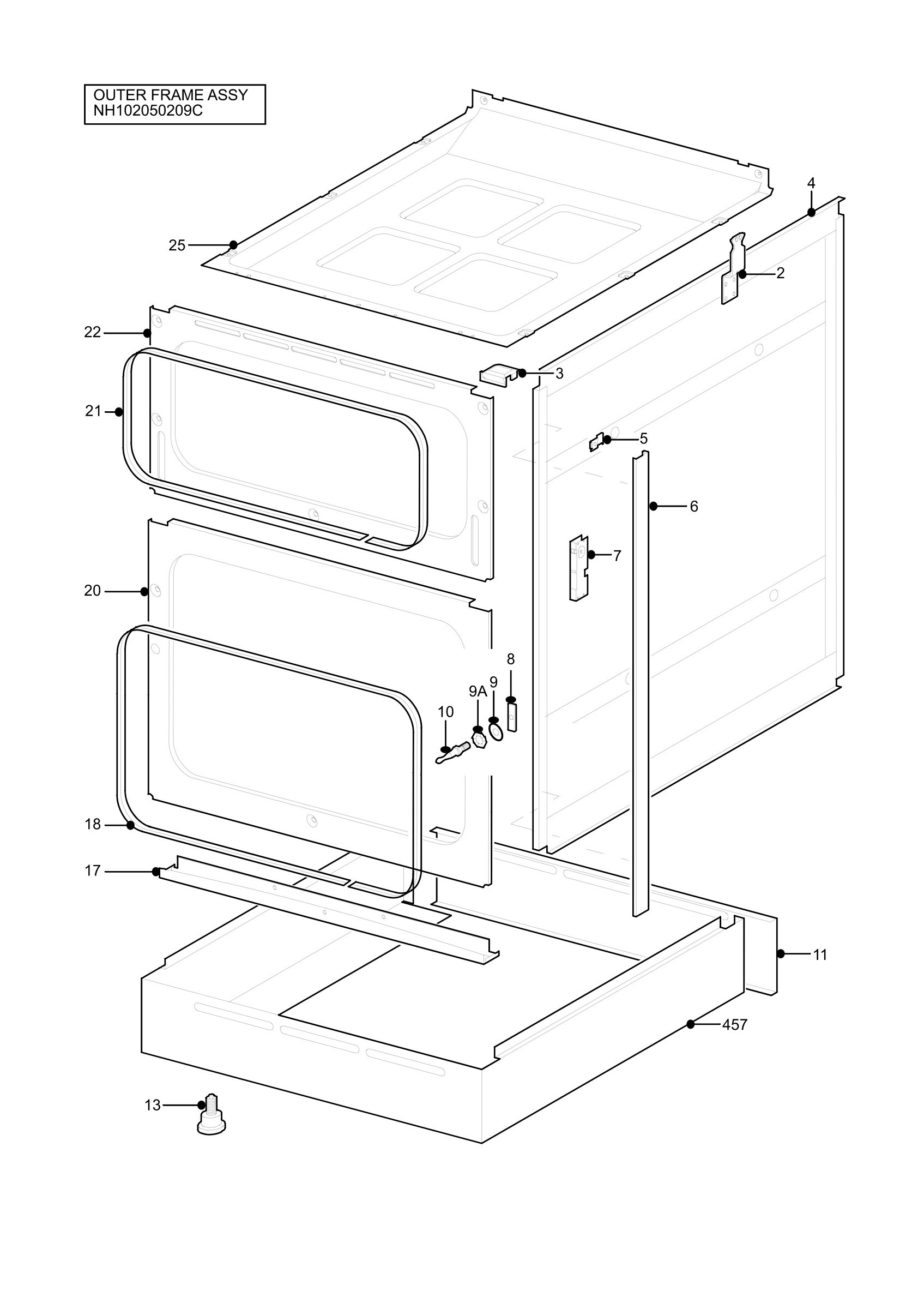 H10 Outer Frame