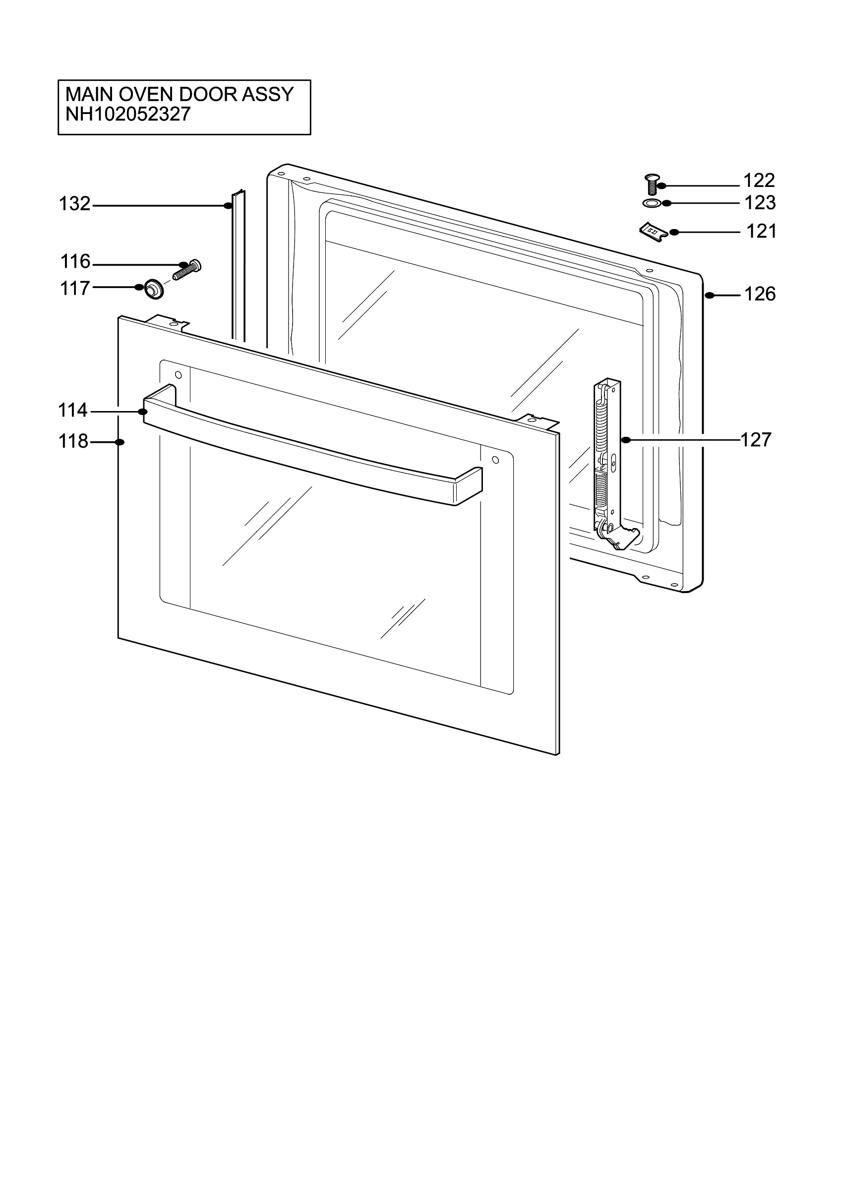 H10 Main Oven Door (large)