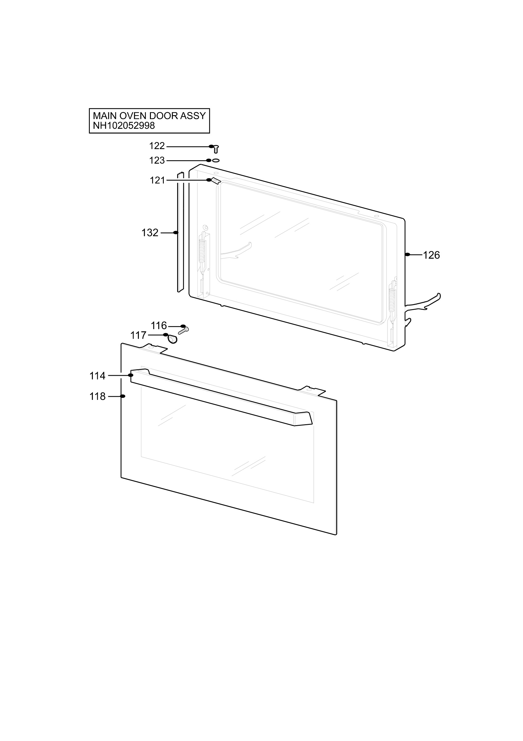 H10 Main Oven Door (large)