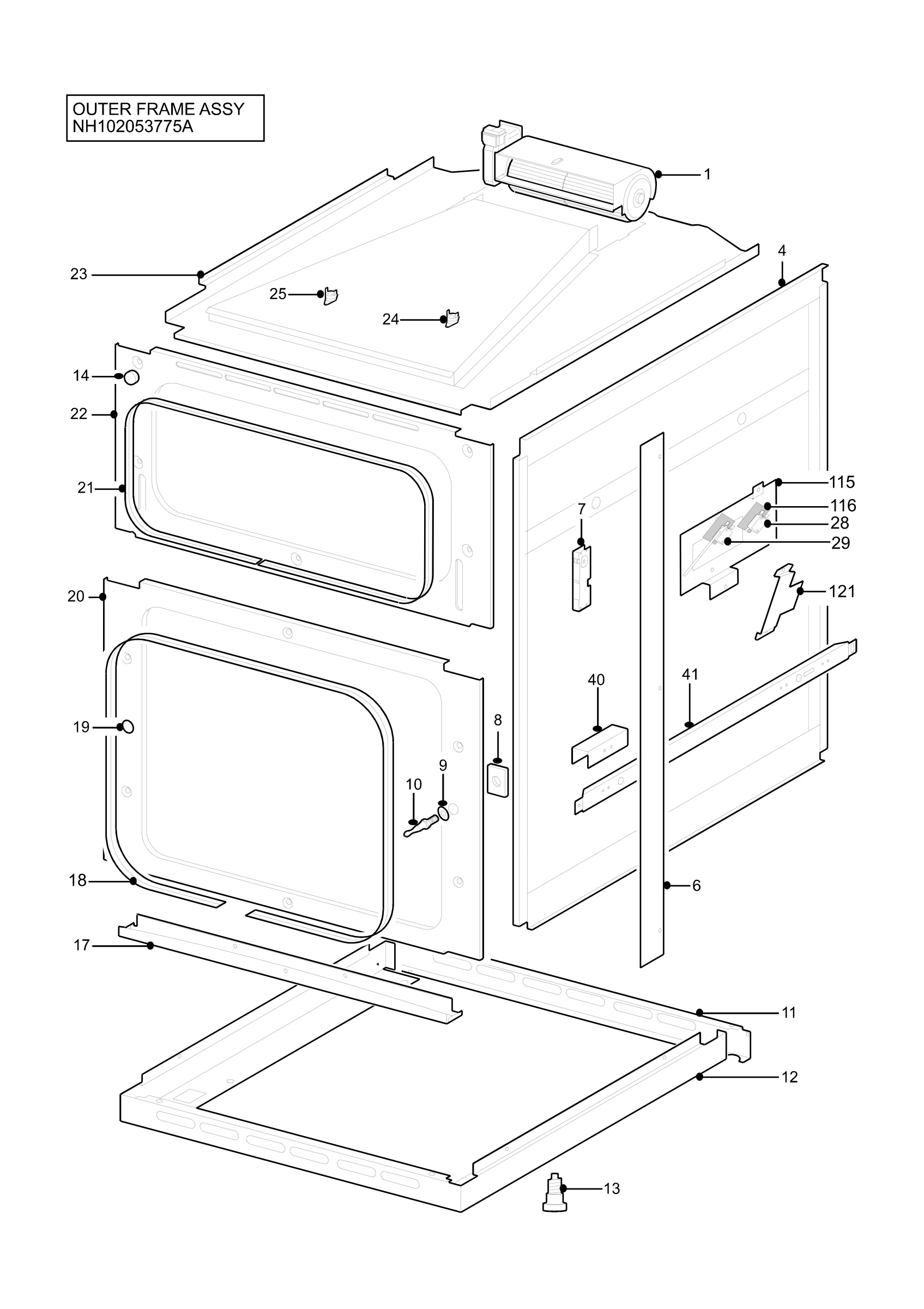 H10 Outer Frame