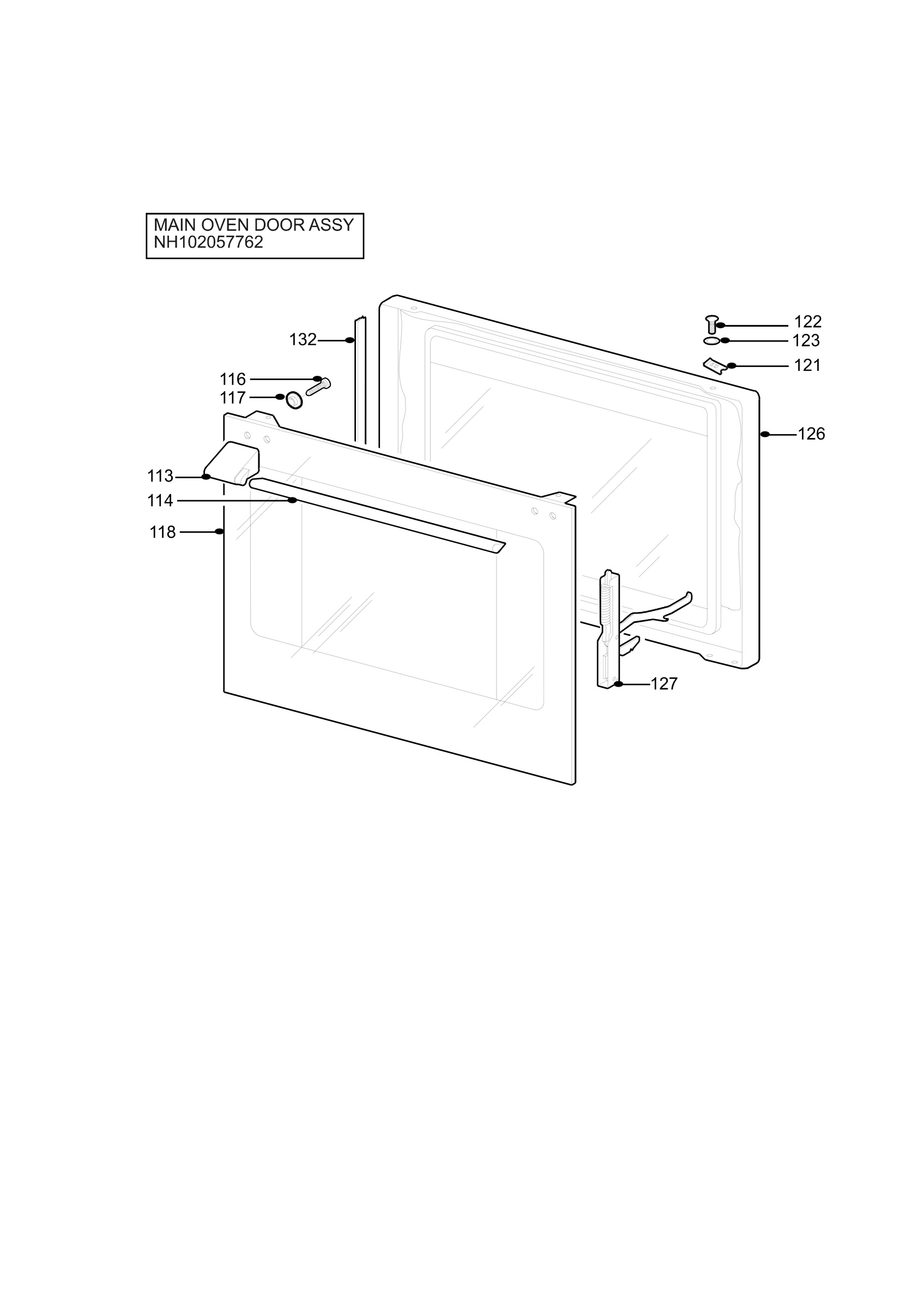 H10 Main Oven Door (large)