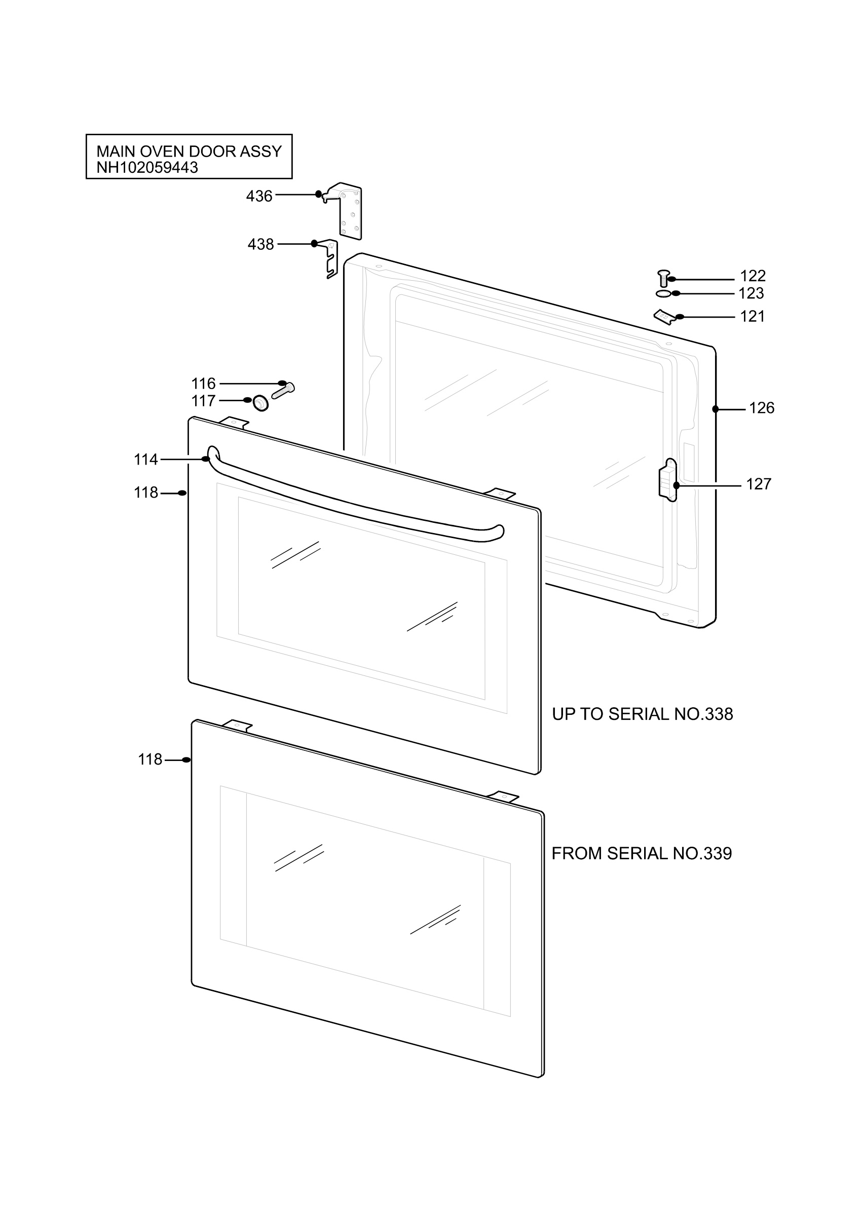 H10 Main Oven Door (large)