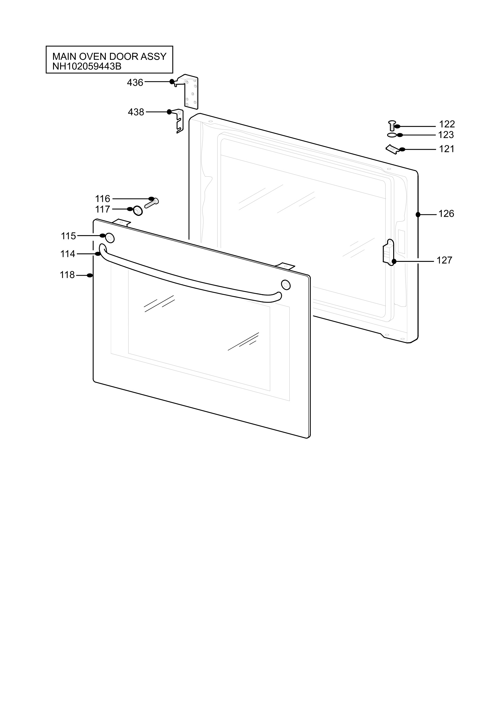 H10 Main Oven Door (large)