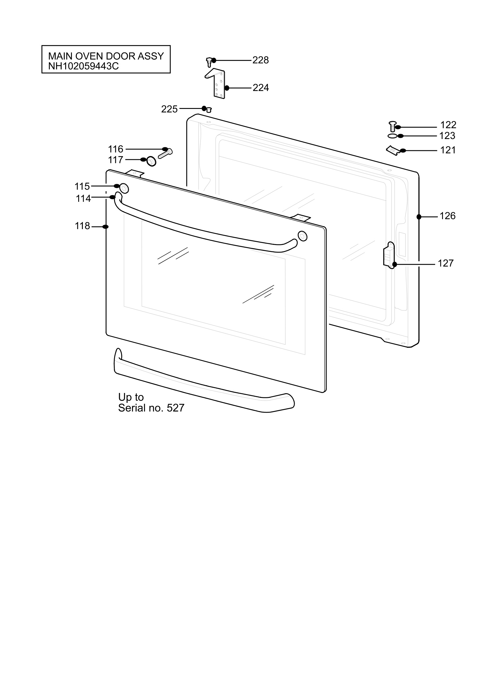 H10 Main Oven Door (large)