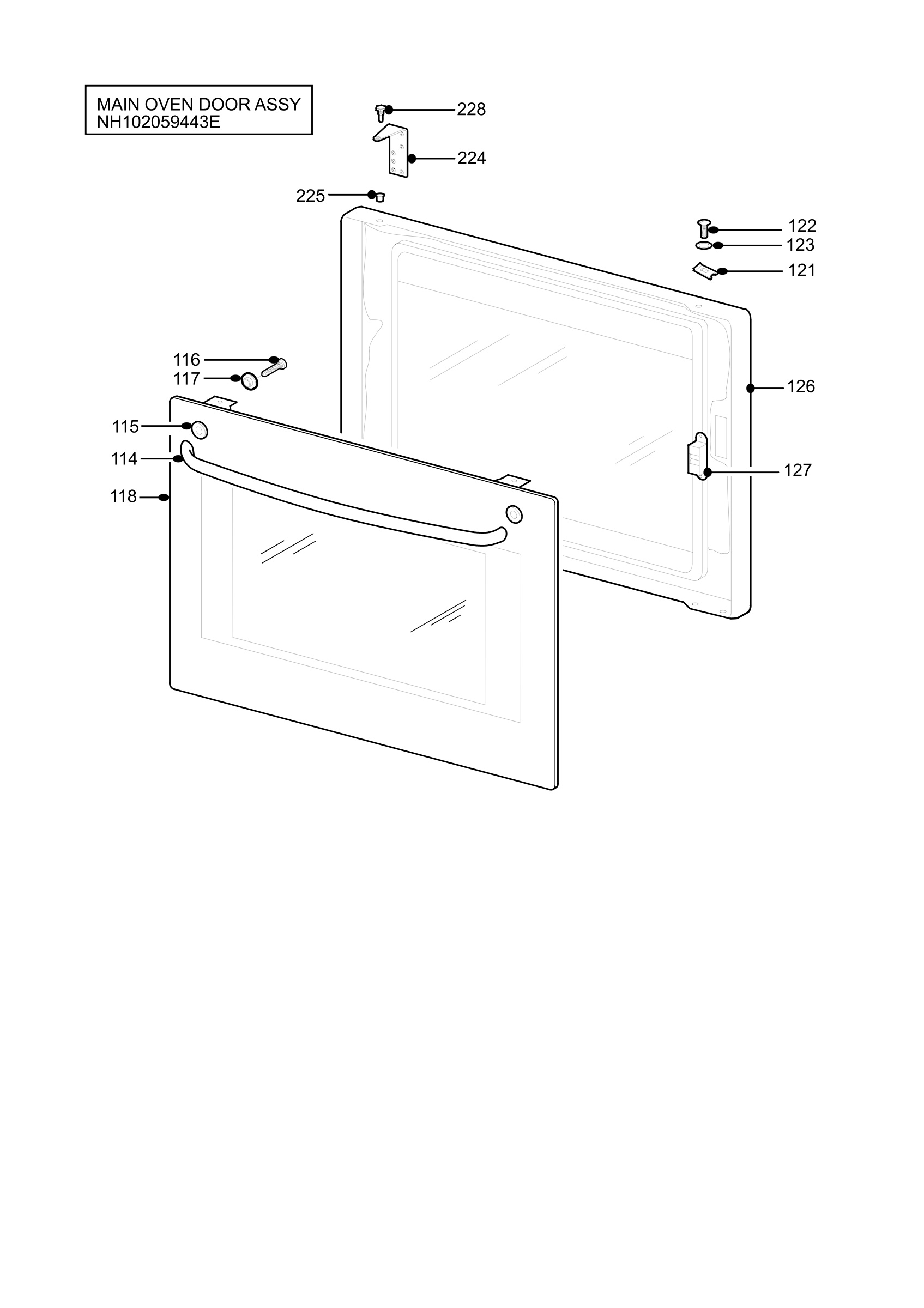 H10 Main Oven Door (large)